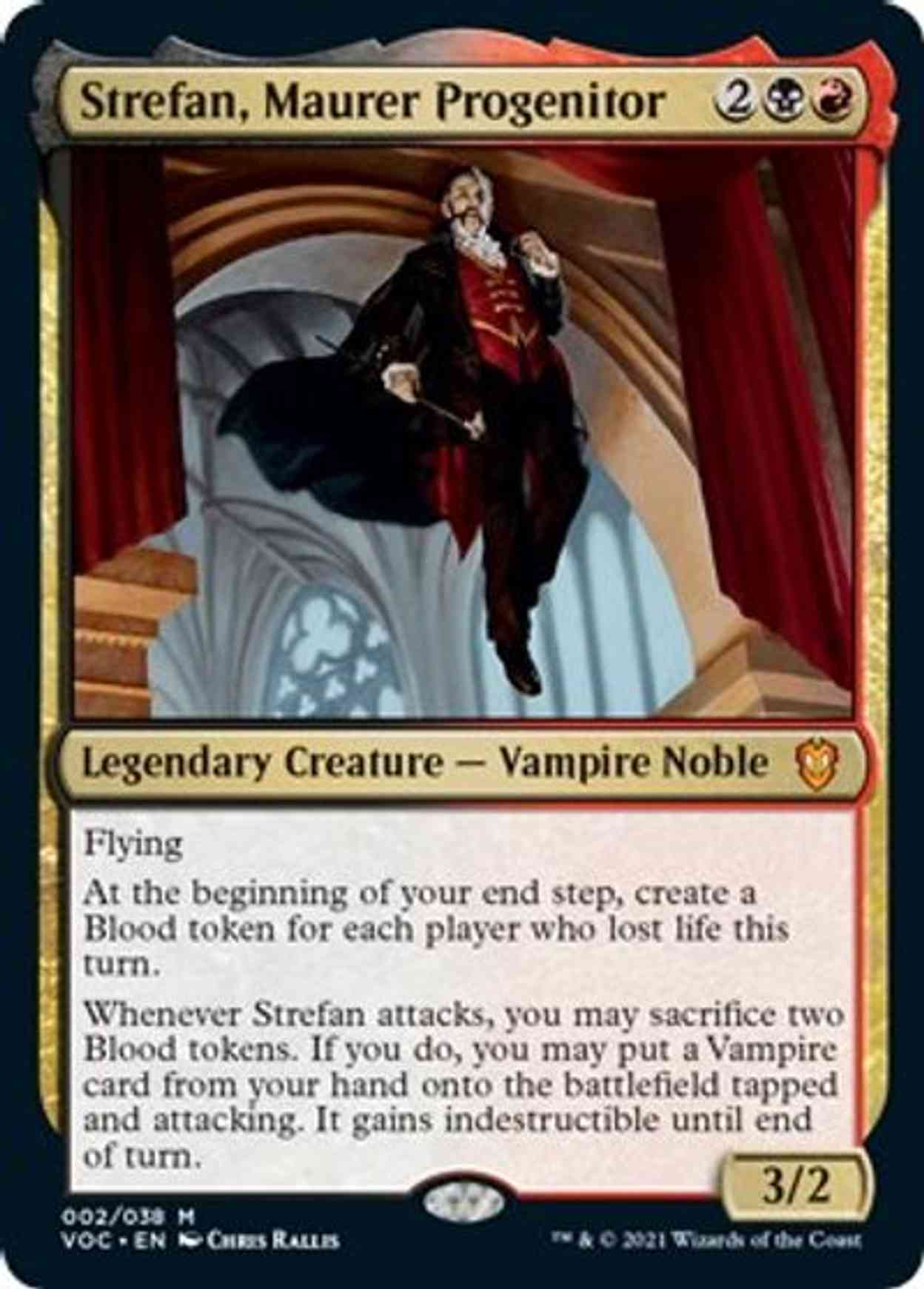 Strefan, Maurer Progenitor (Display Commander) - Thick Stock magic card front
