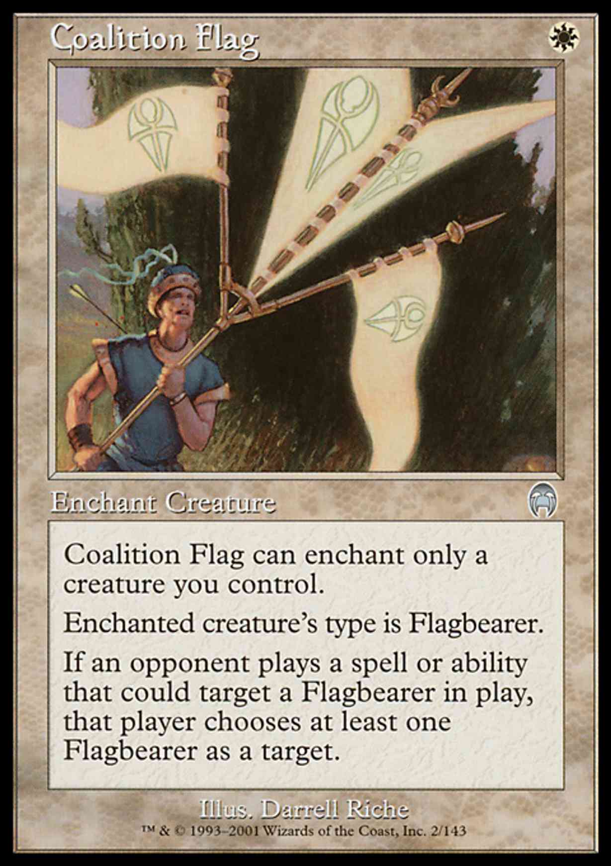 Coalition Flag magic card front