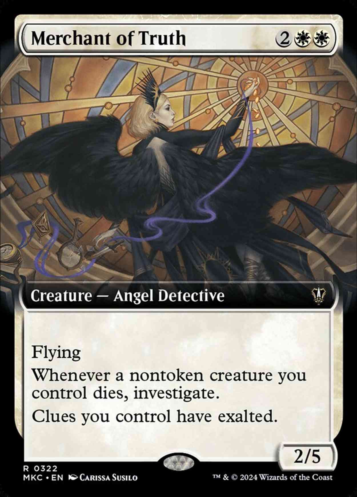 Merchant of Truth (Extended Art) magic card front