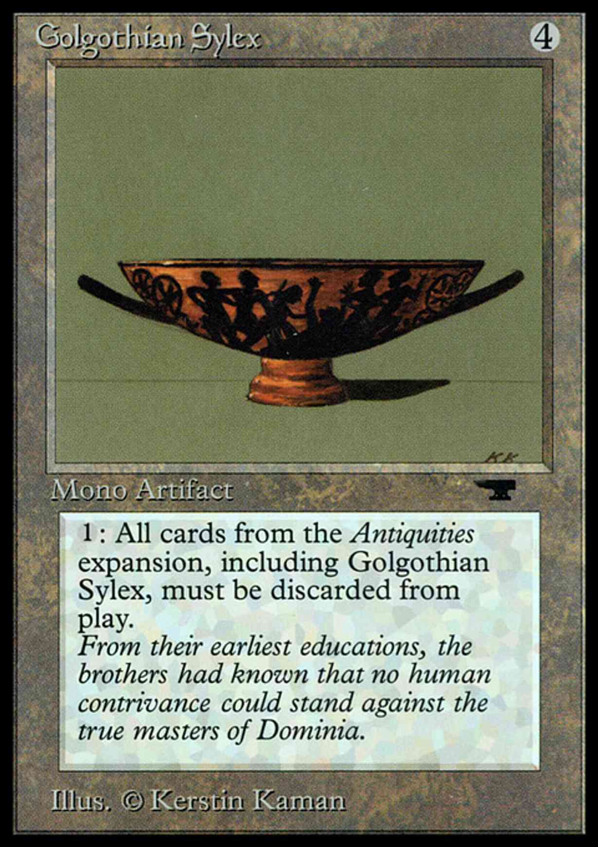 Golgothian Sylex magic card front
