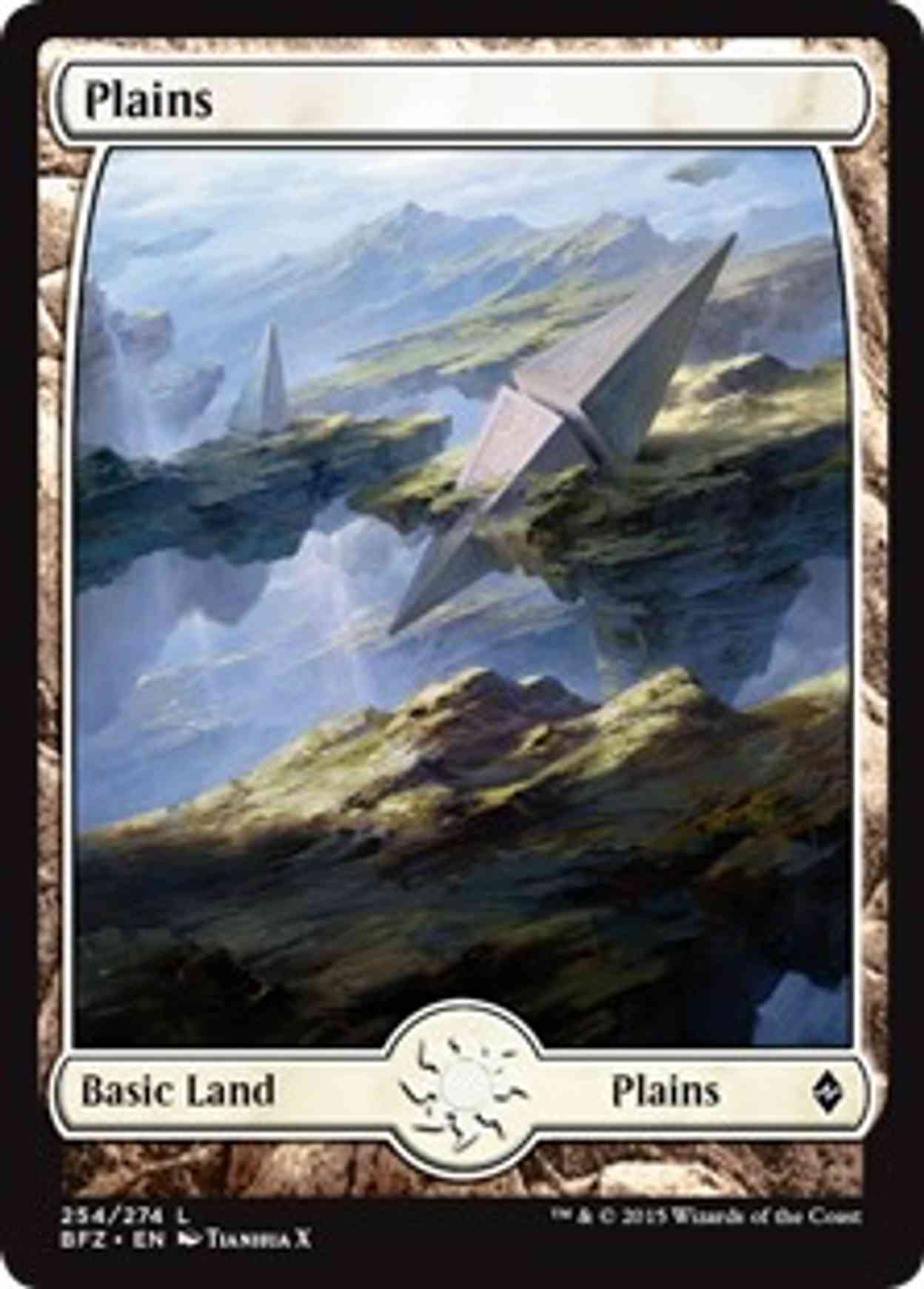 Plains (254) - Full Art magic card front