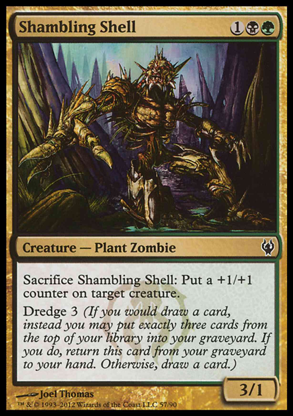 Shambling Shell magic card front