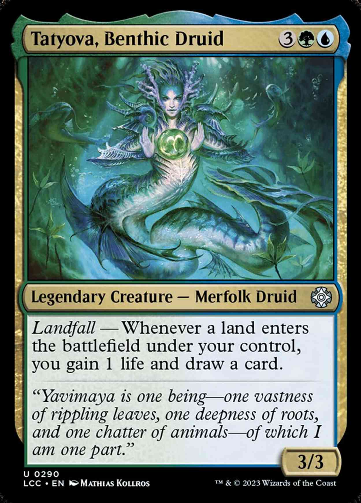 Tatyova, Benthic Druid magic card front