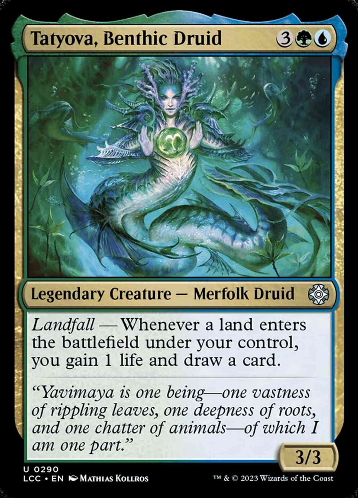 Tatyova, Benthic Druid Price from mtg Lost Caverns of Ixalan Commander