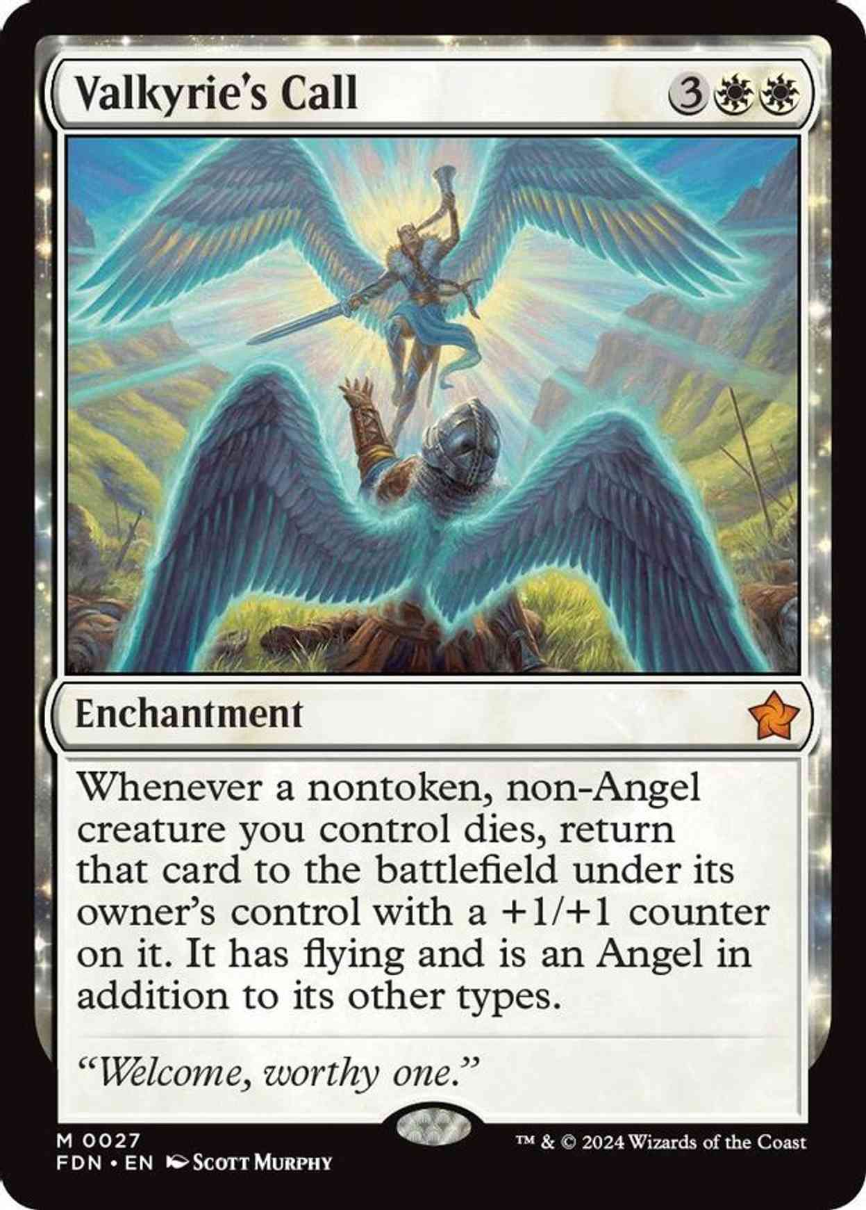 Valkyrie's Call magic card front