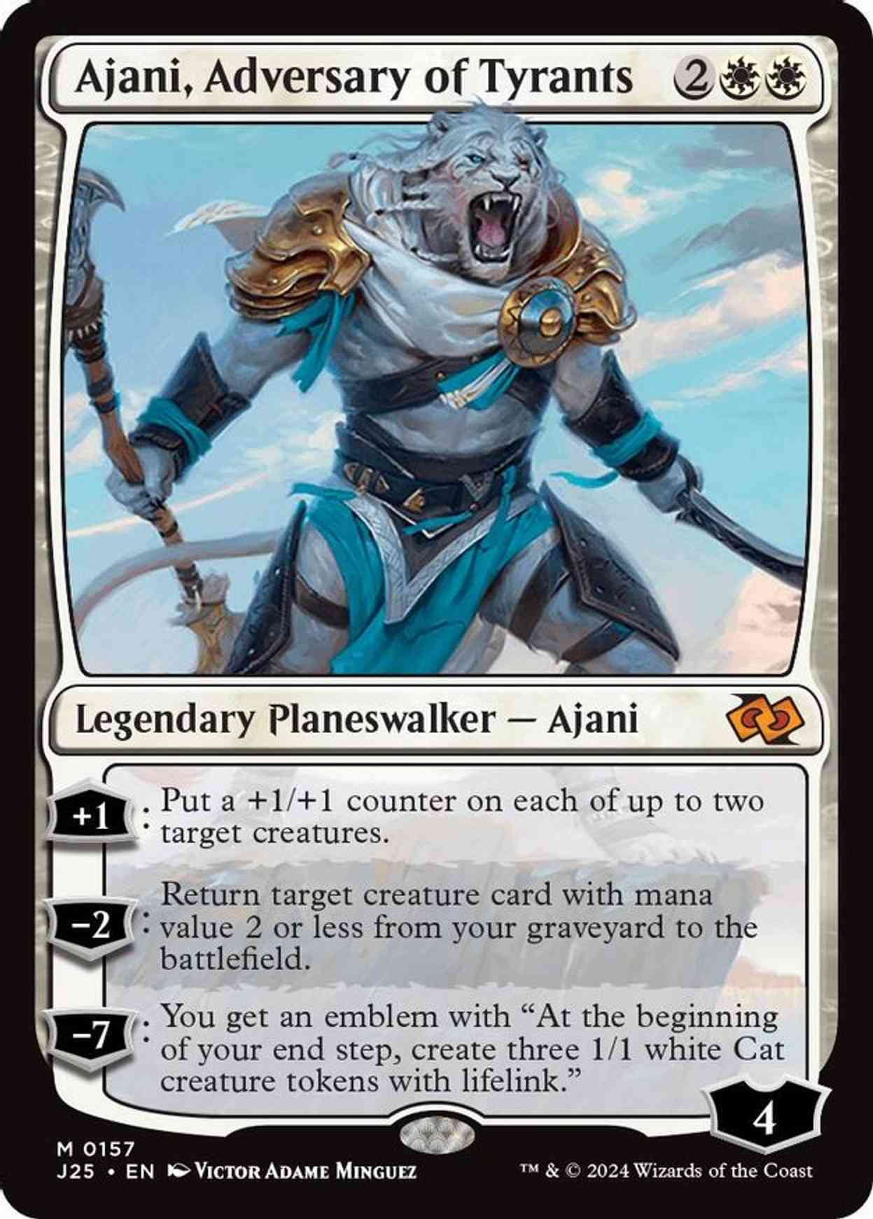 Ajani, Adversary of Tyrants magic card front