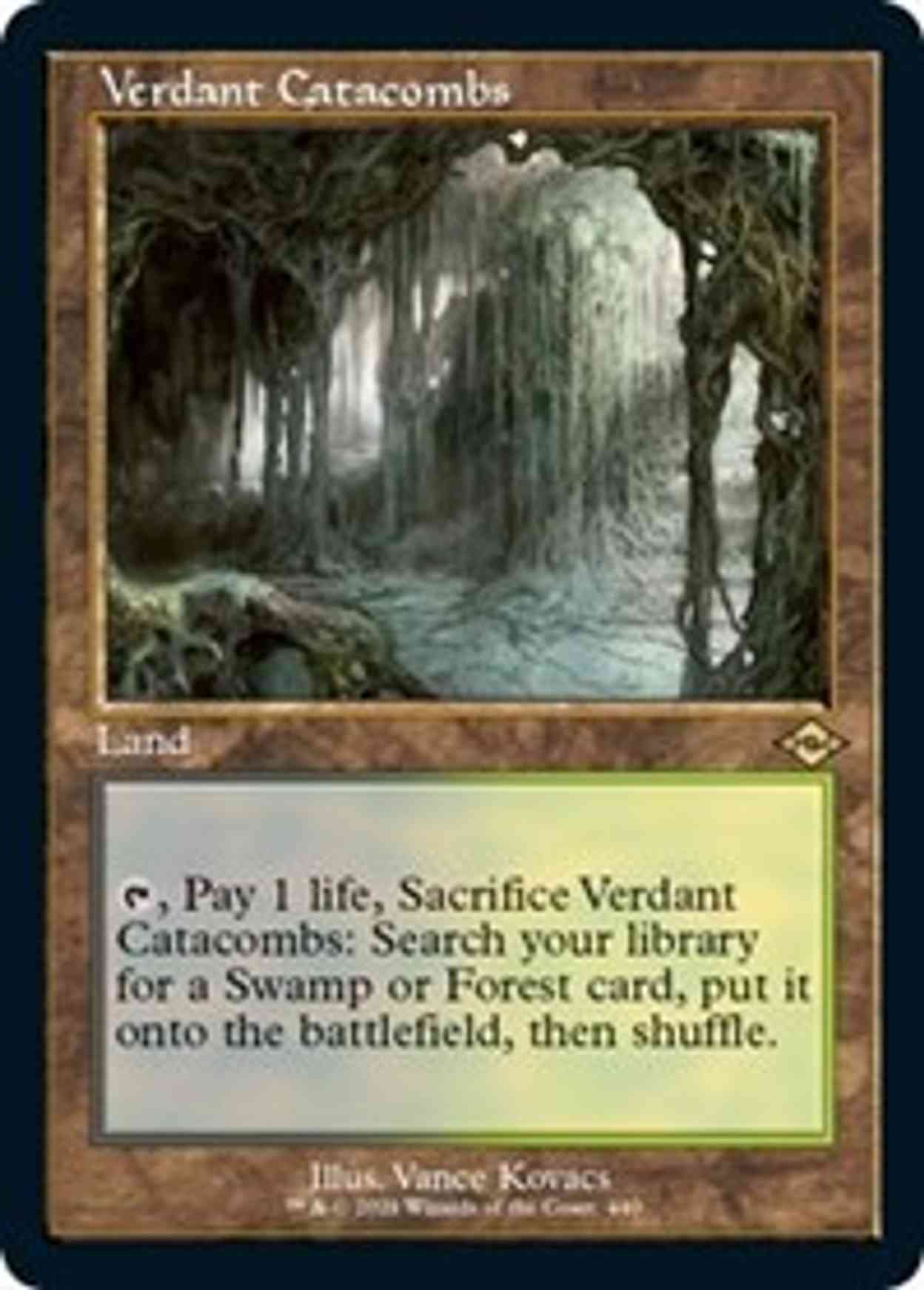 Verdant Catacombs (Retro Frame) (Foil Etched) magic card front