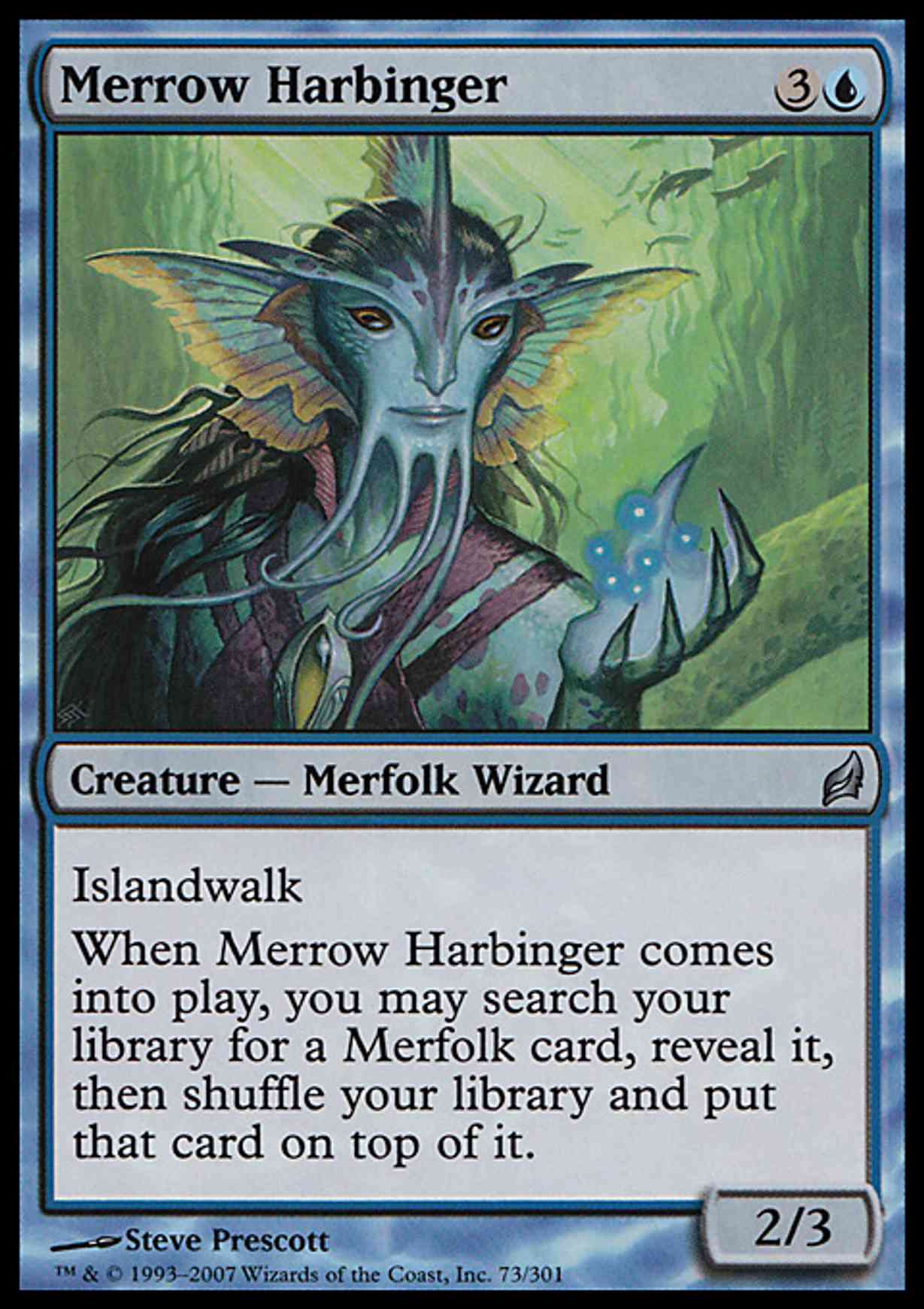 Merrow Harbinger magic card front