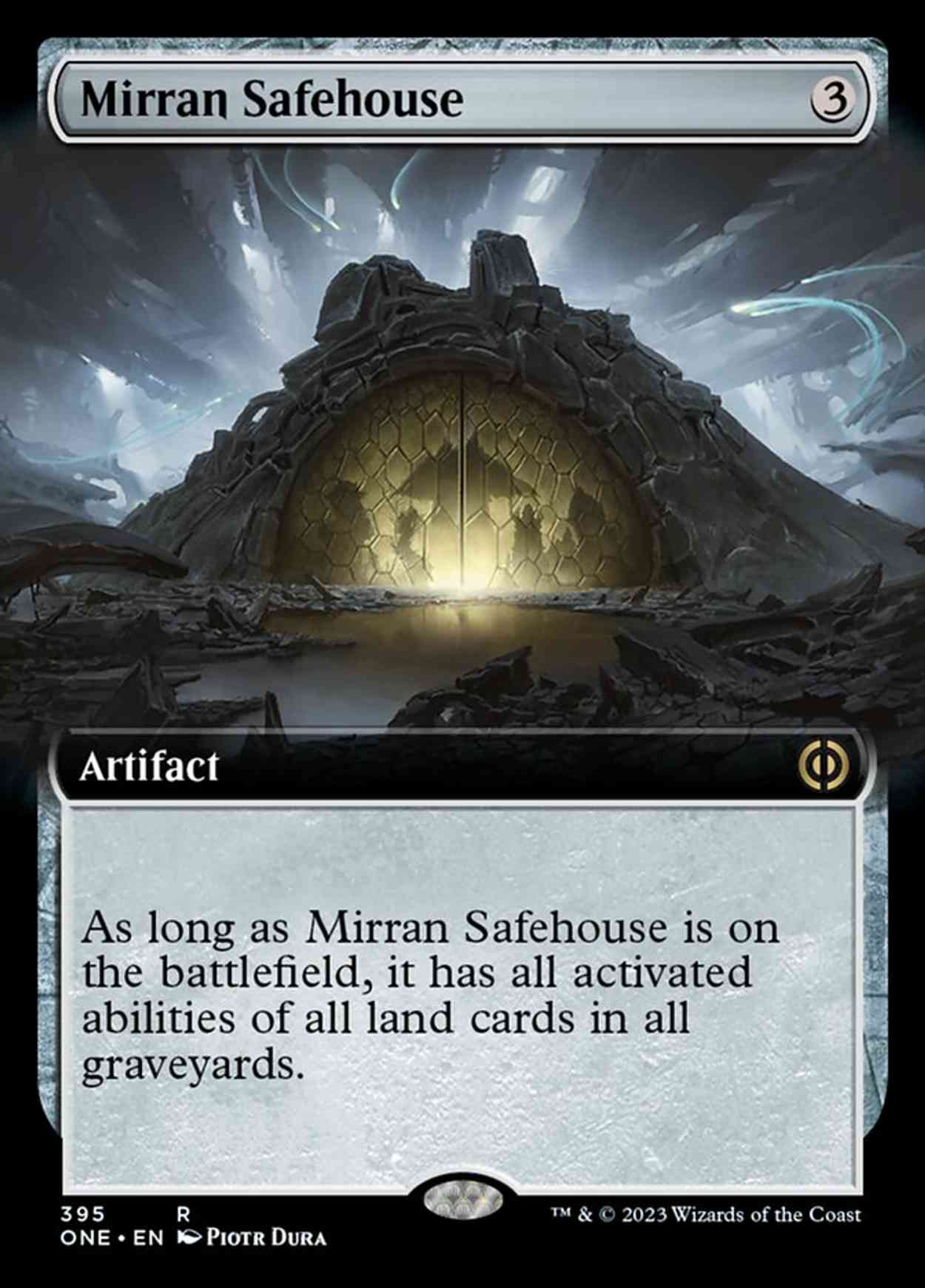 Mirran Safehouse (Extended Art) magic card front