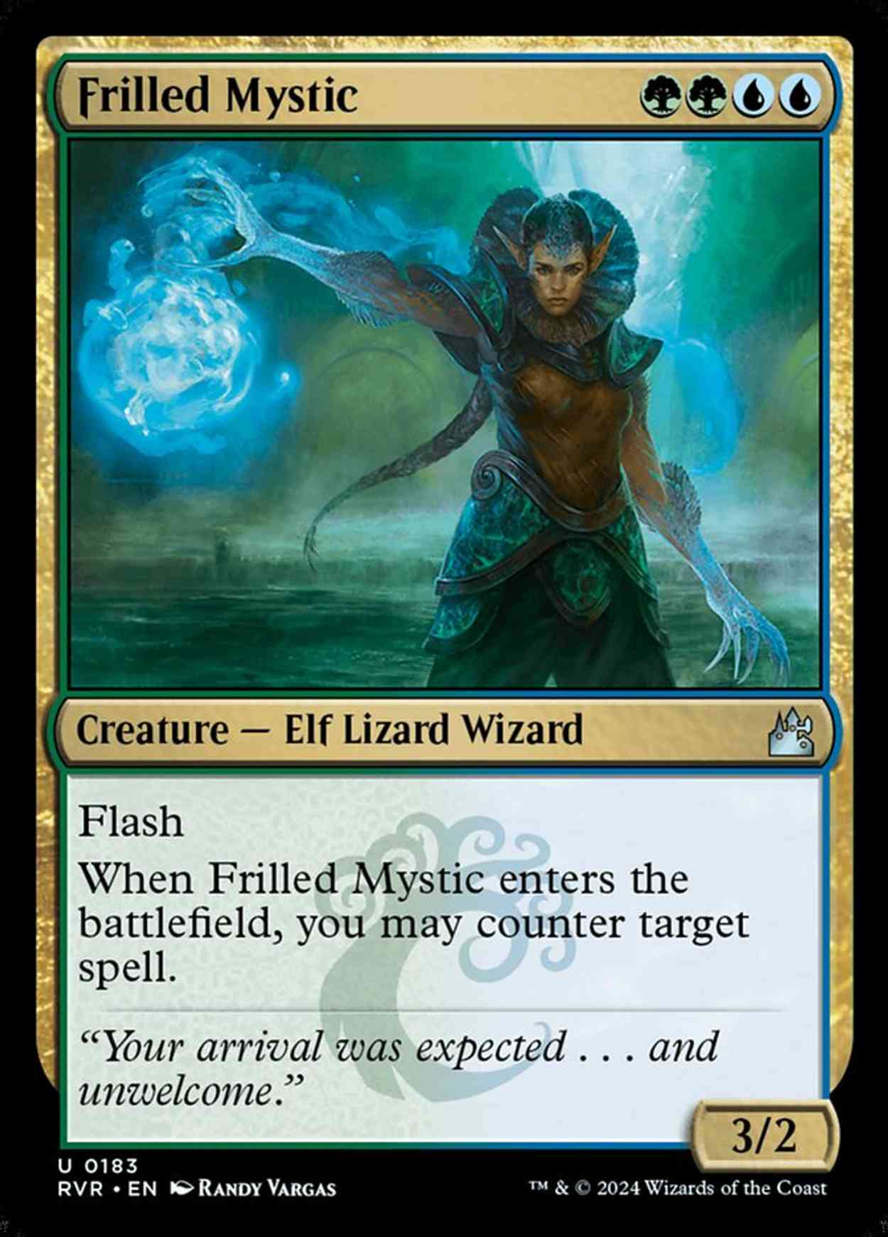 Frilled Mystic magic card front
