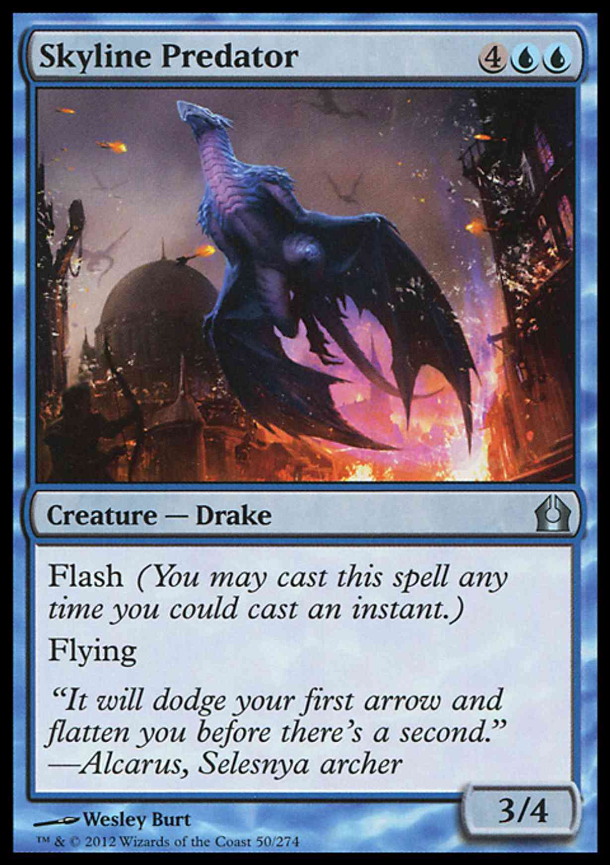 Skyline Predator magic card front