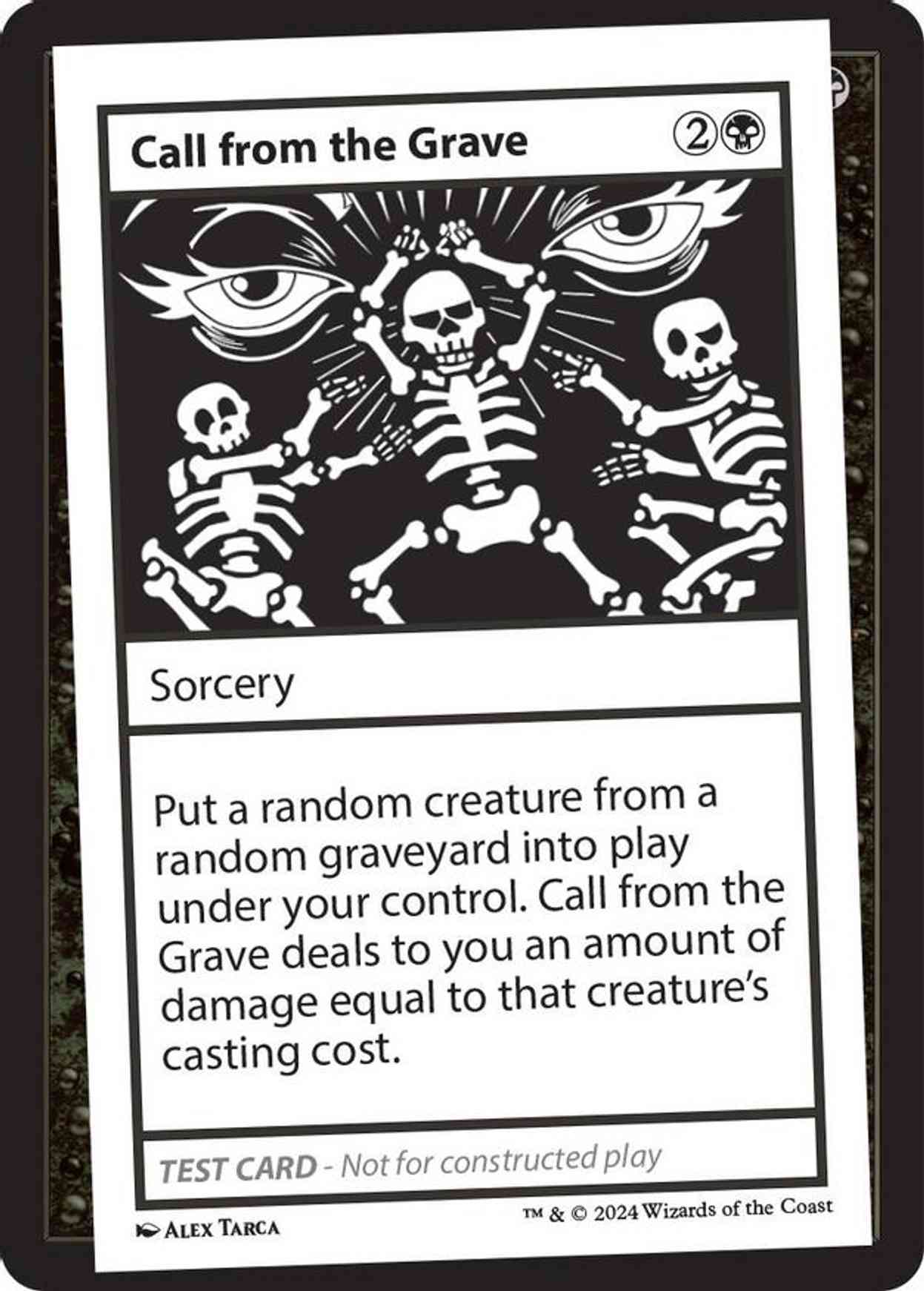 Call from the Grave magic card front