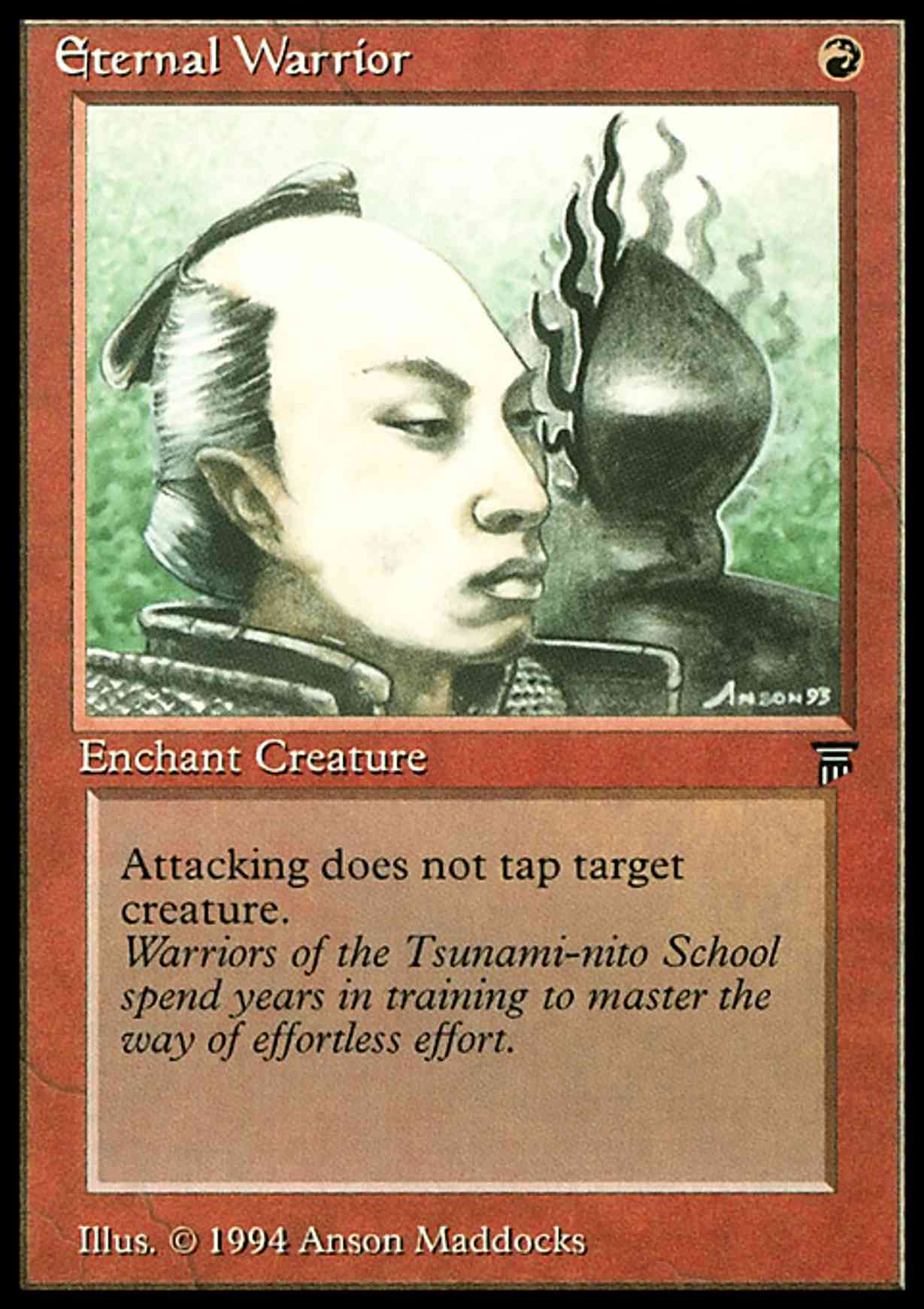 Eternal Warrior magic card front