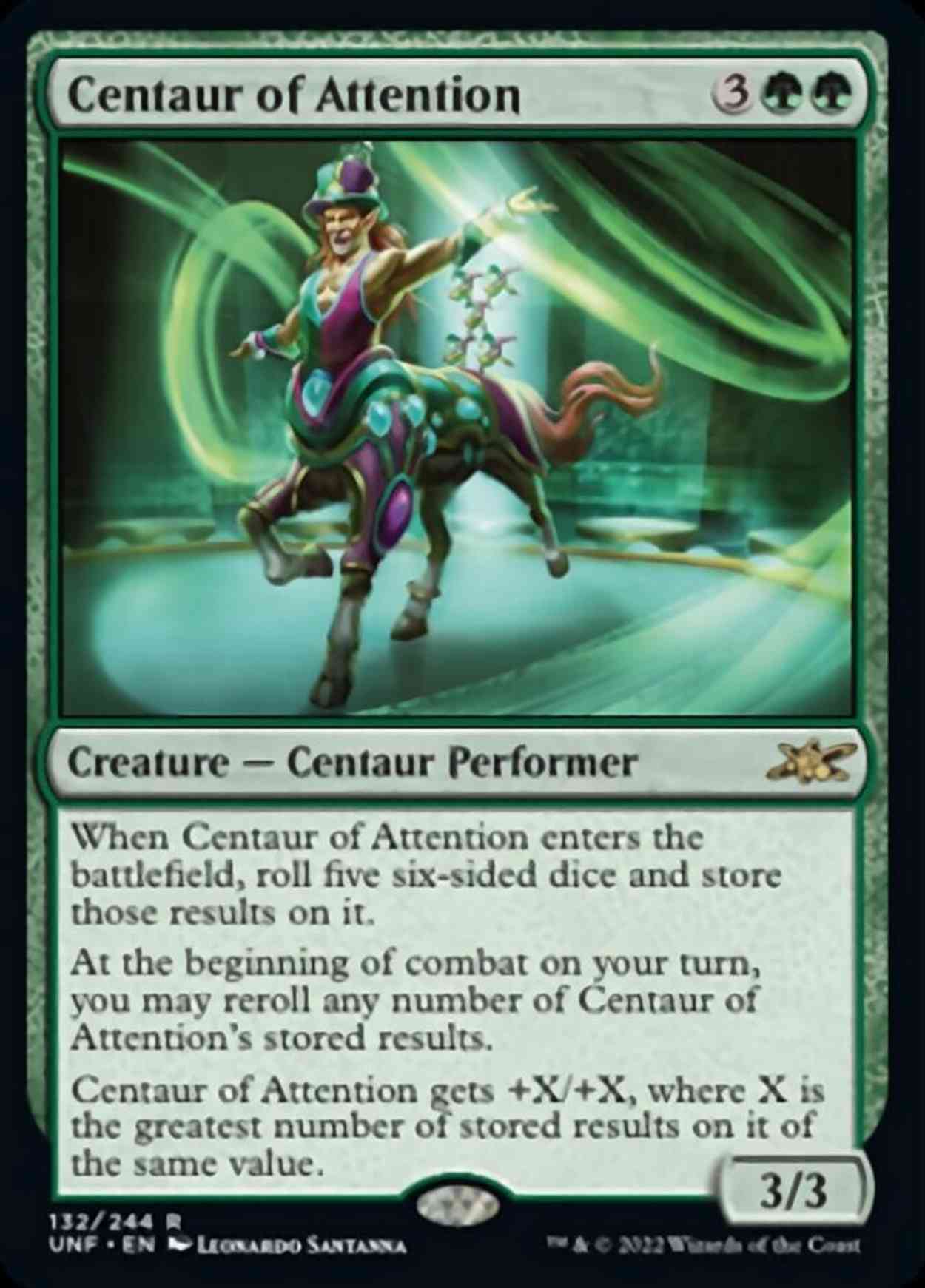 Centaur of Attention magic card front