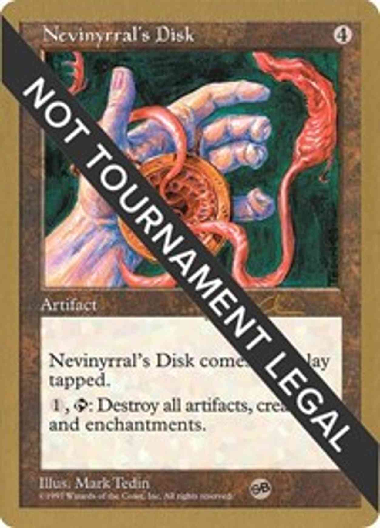 Nevinyrral's Disk - 1997 Paul McCabe (5ED) (SB) magic card front