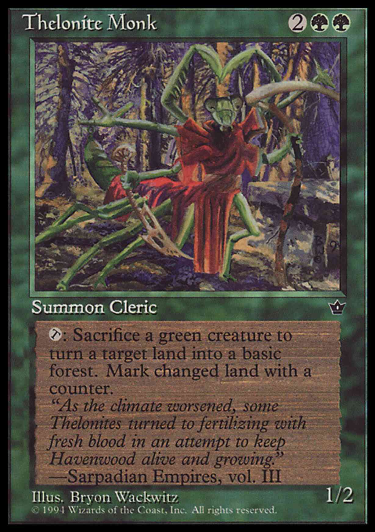 Thelonite Monk magic card front