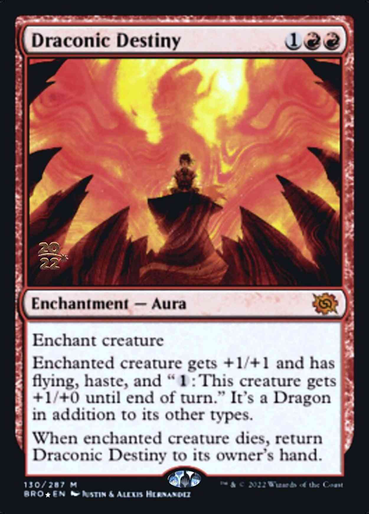 Draconic Destiny magic card front