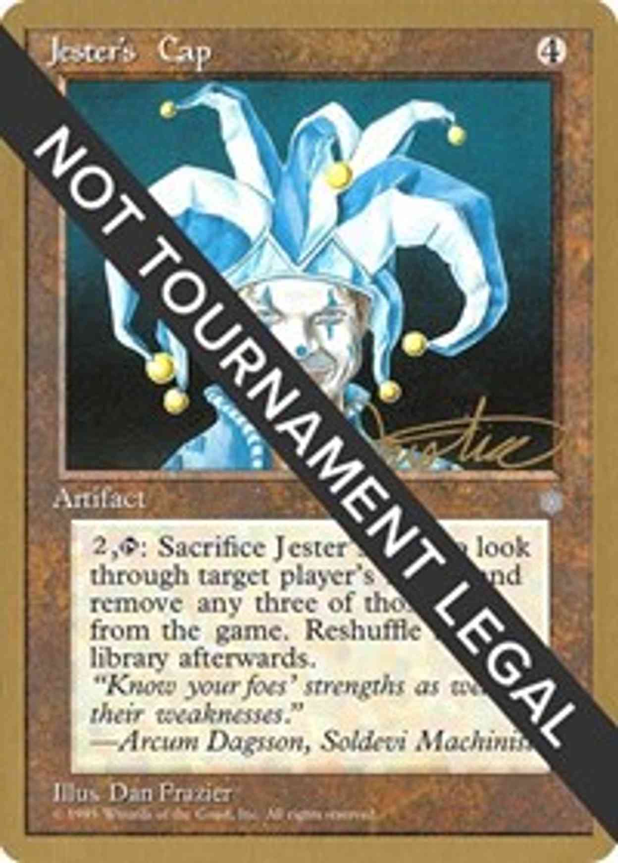 Jester's Cap - 1996 Mark Justice (ICE) magic card front