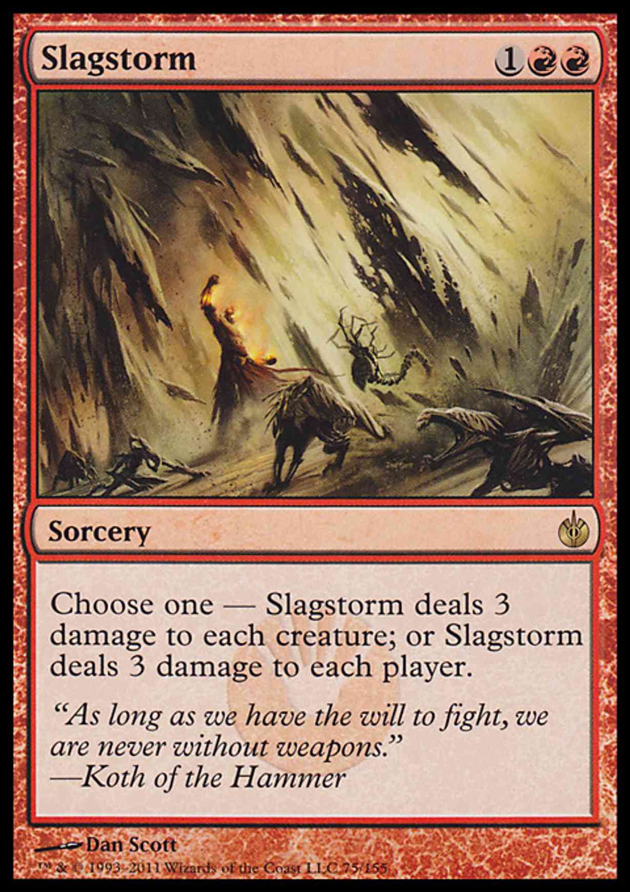Slagstorm magic card front