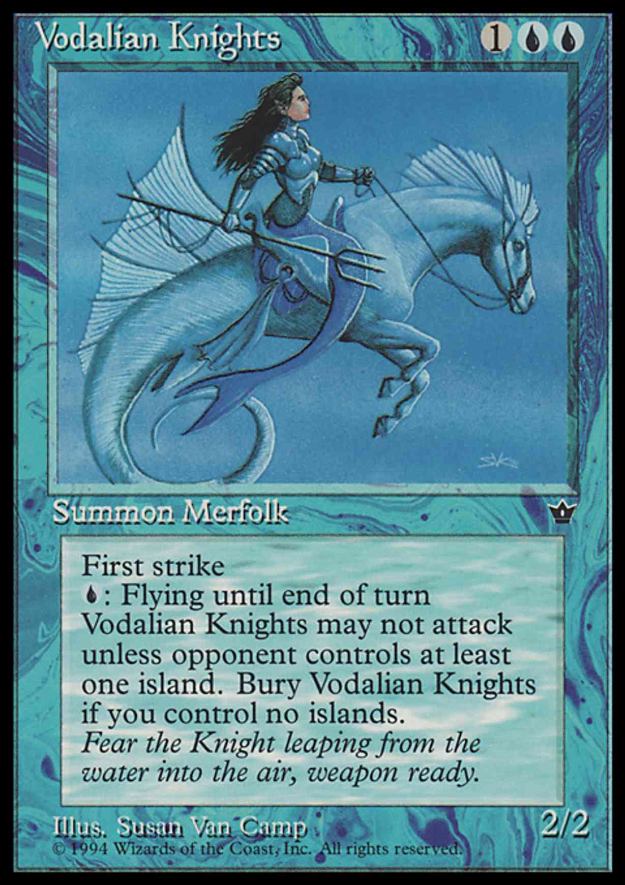 Vodalian Knights magic card front