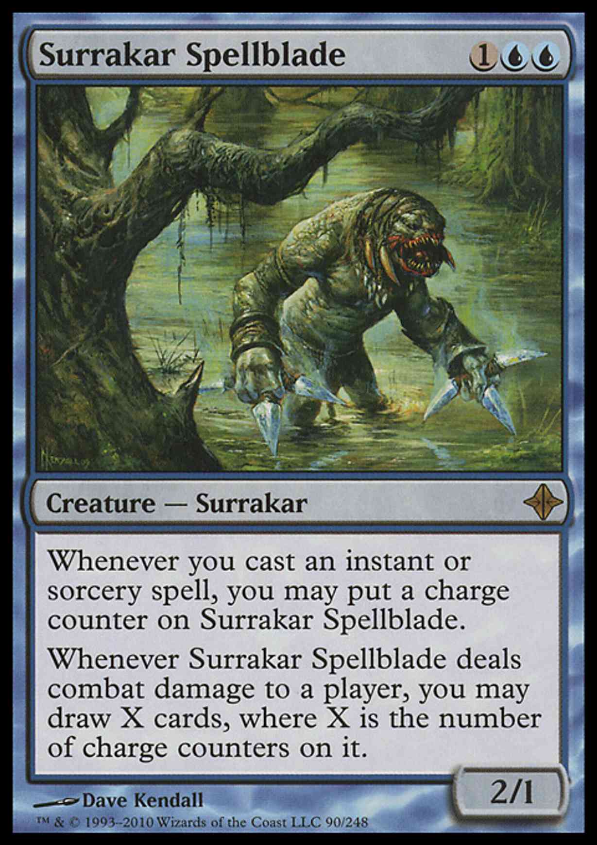 Surrakar Spellblade magic card front