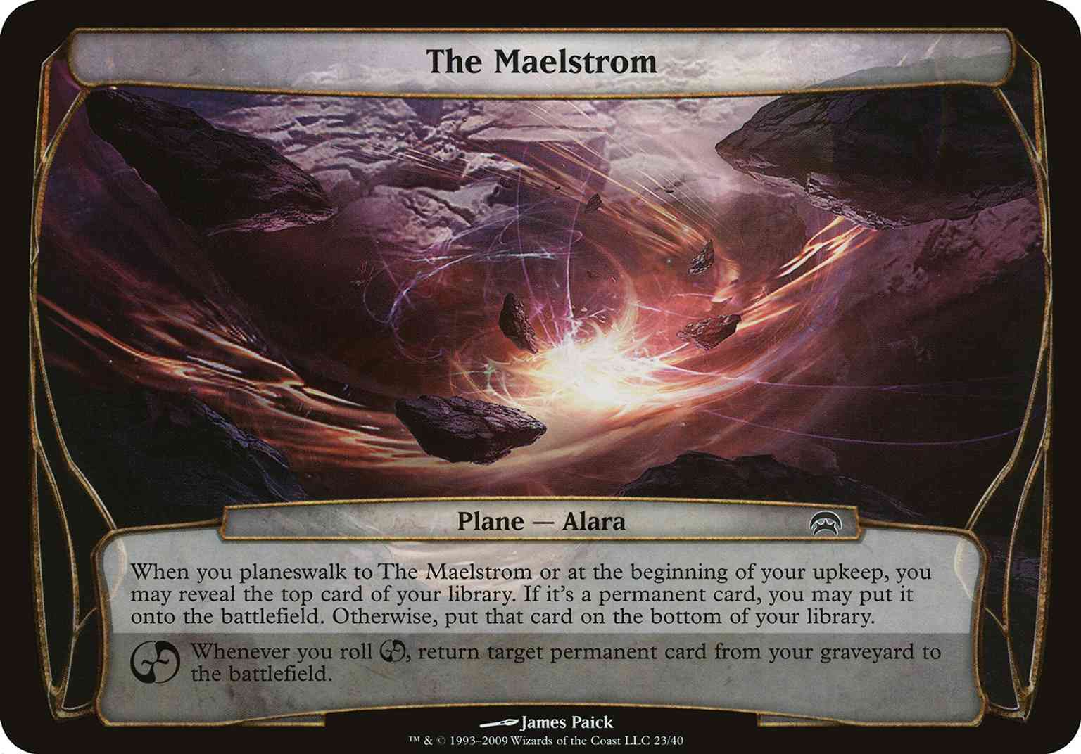 The Maelstrom (Planechase) magic card front