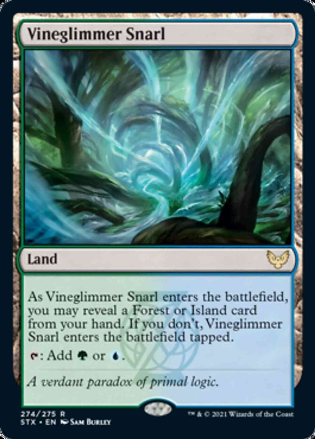 Vineglimmer Snarl magic card front
