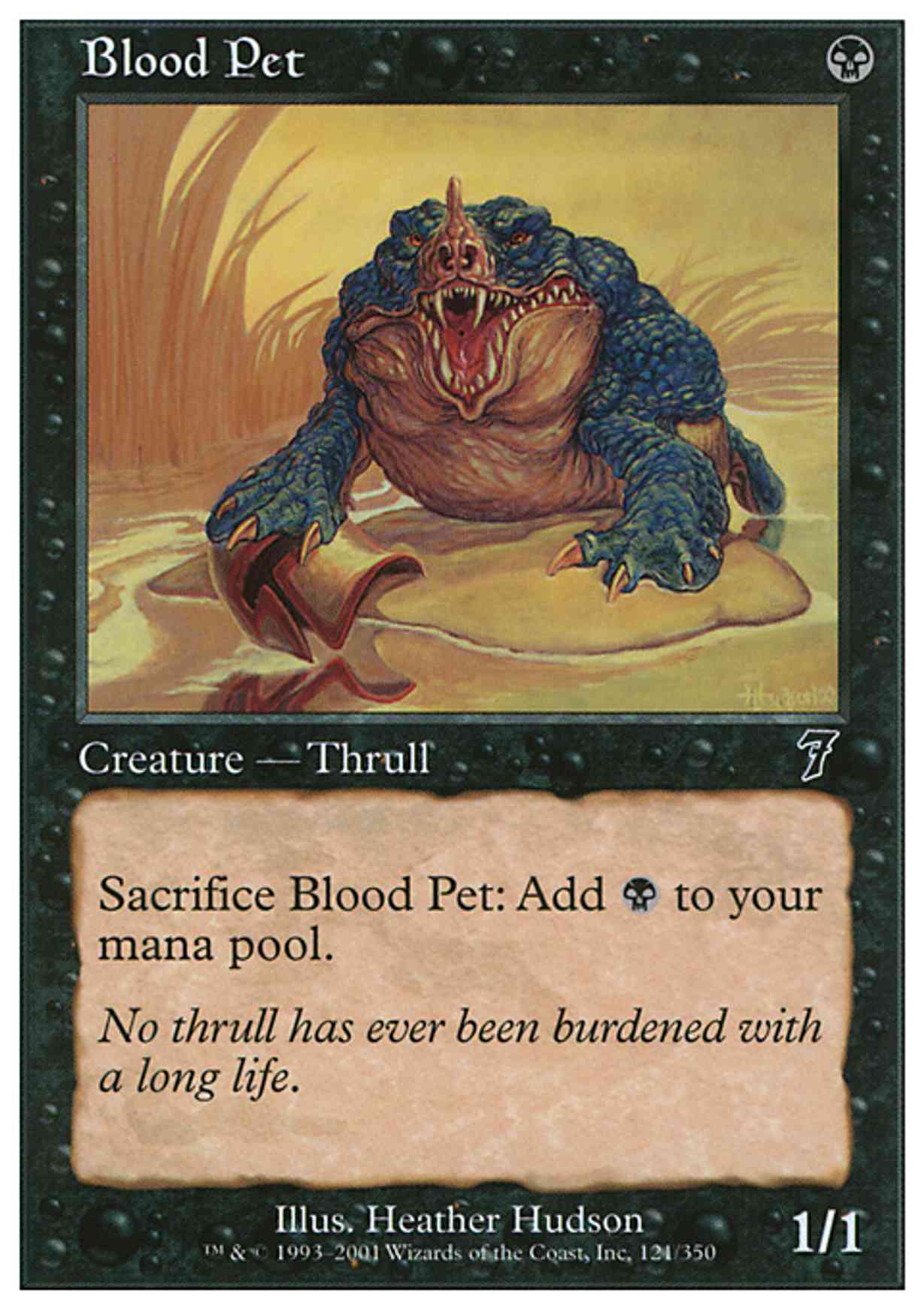 Blood Pet magic card front