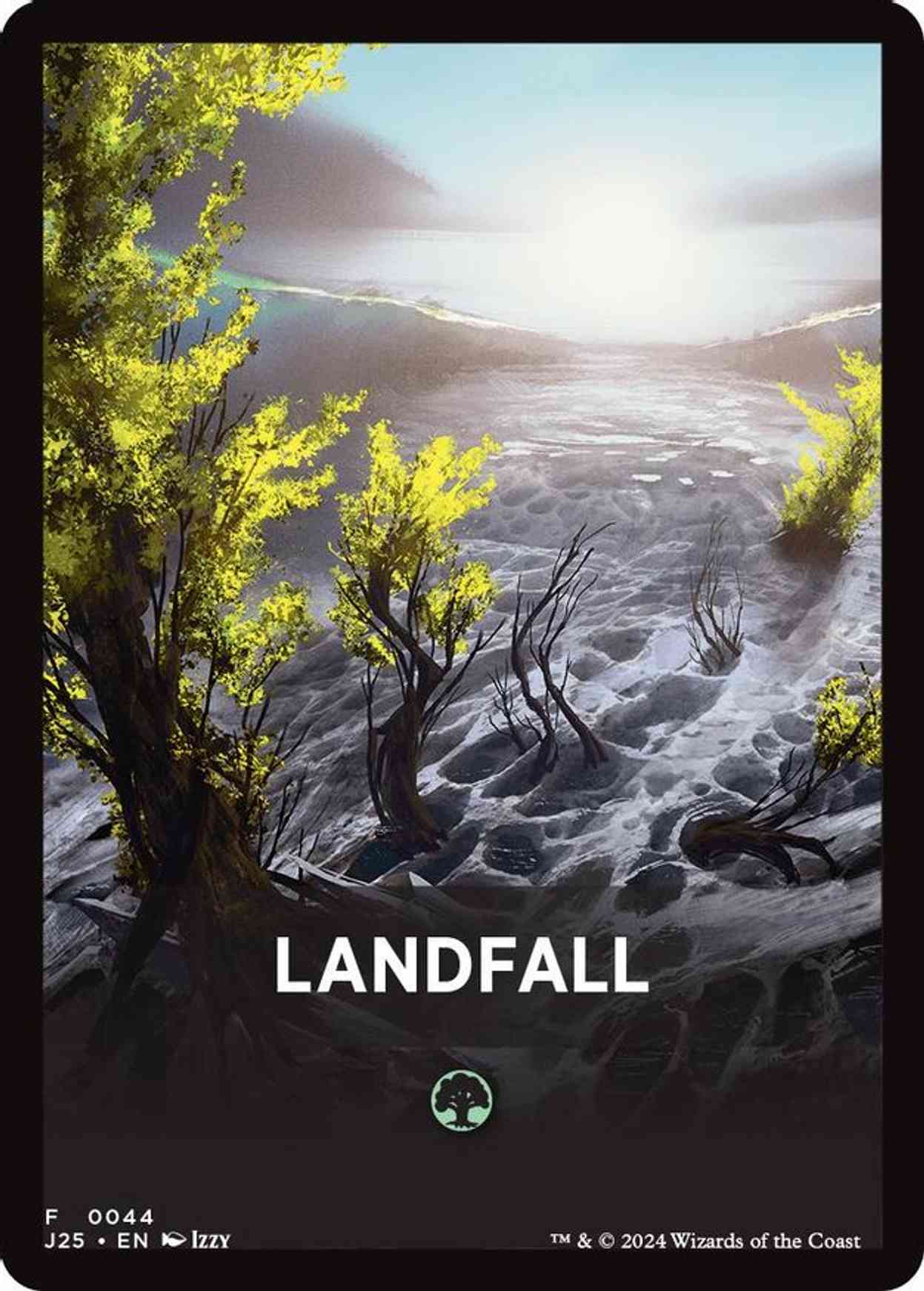 Landfall Theme Card magic card front