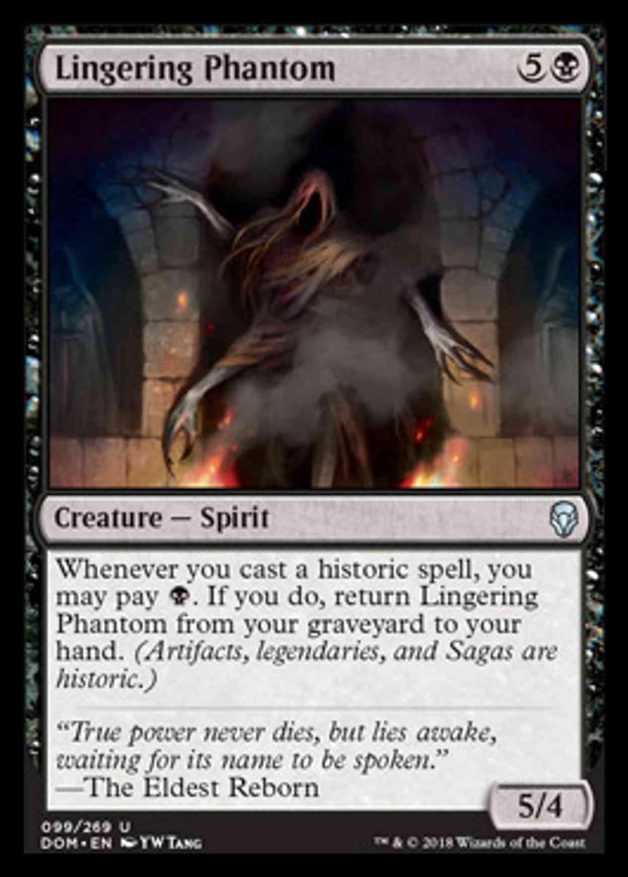 Lingering Phantom magic card front