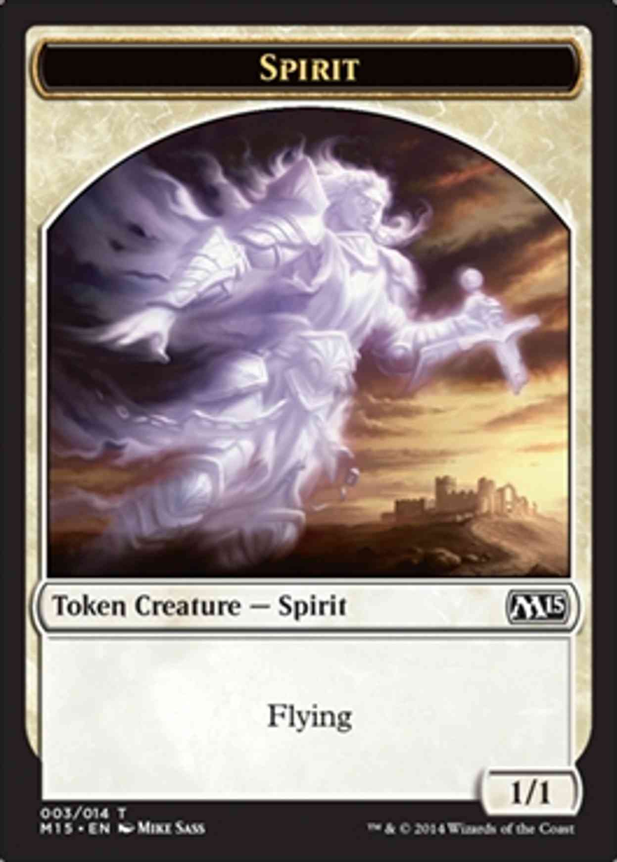 Spirit Token magic card front