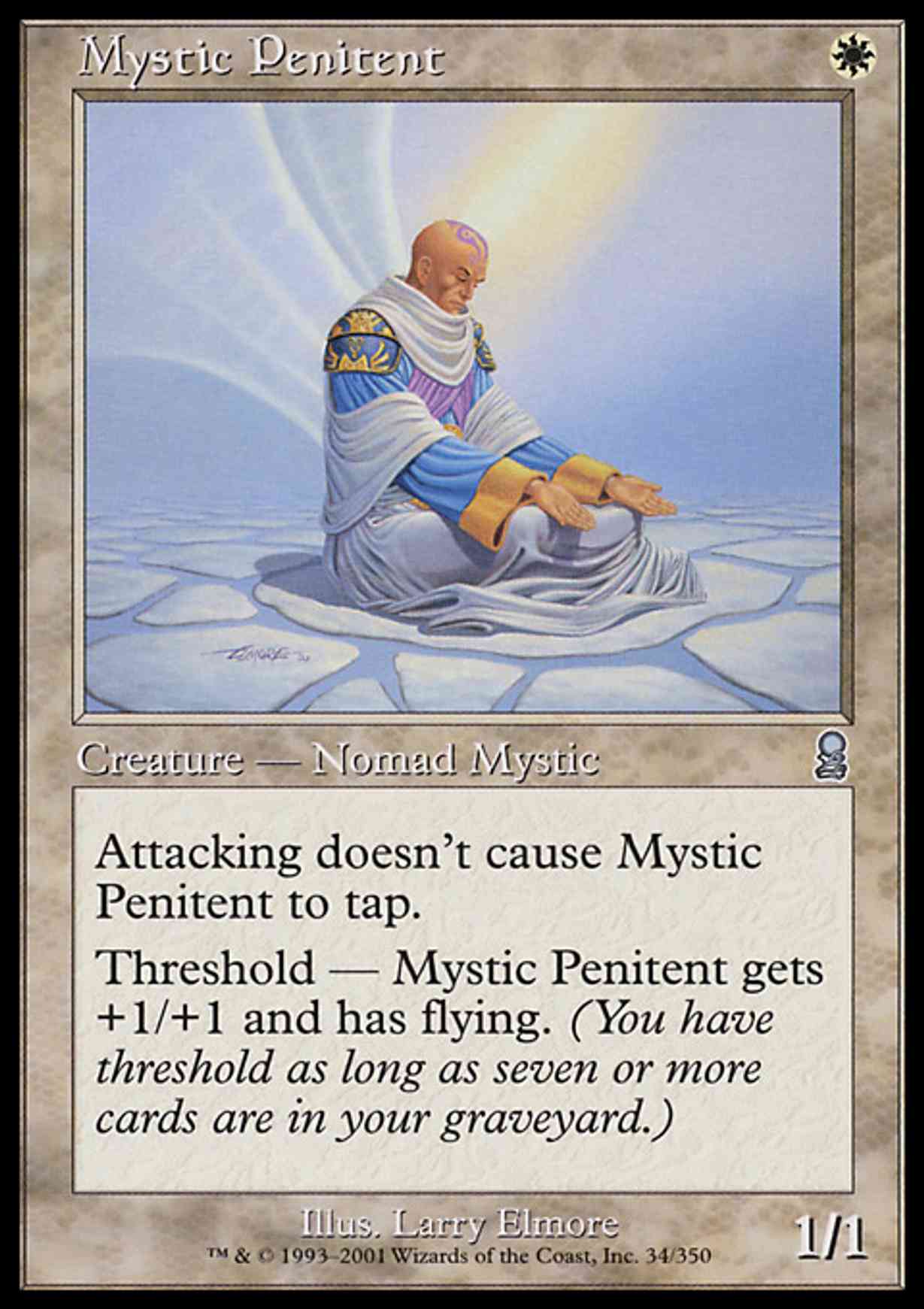 Mystic Penitent magic card front