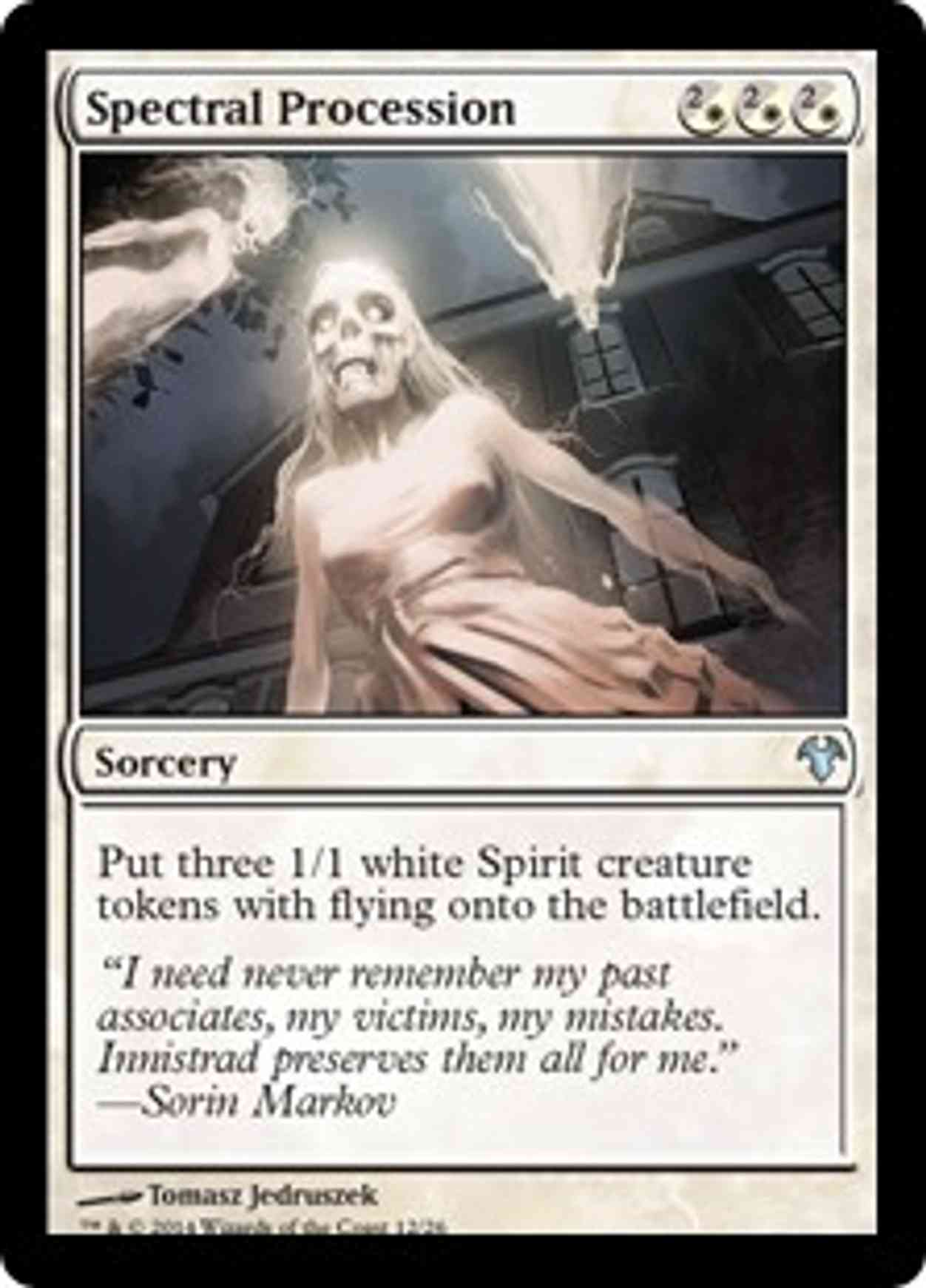 Spectral Procession magic card front