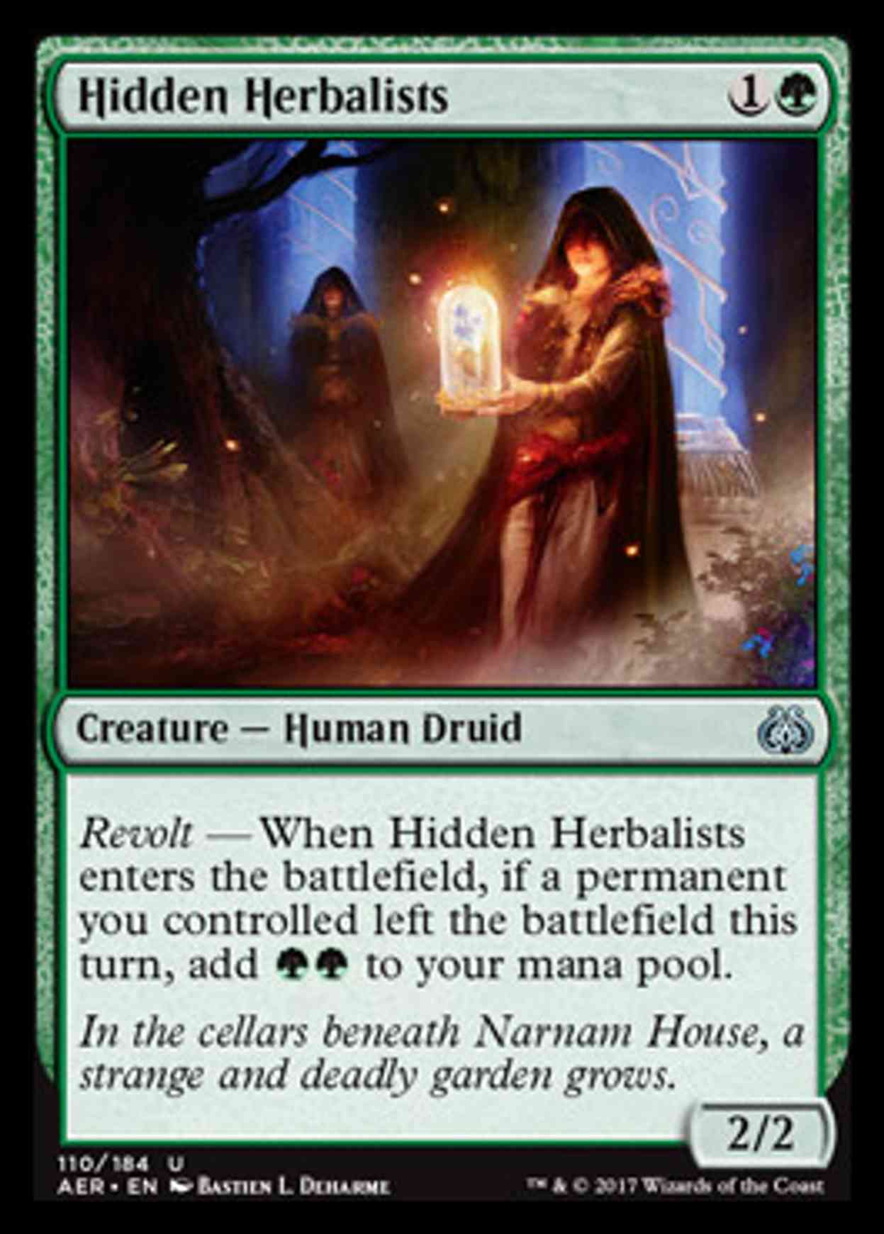 Hidden Herbalists magic card front