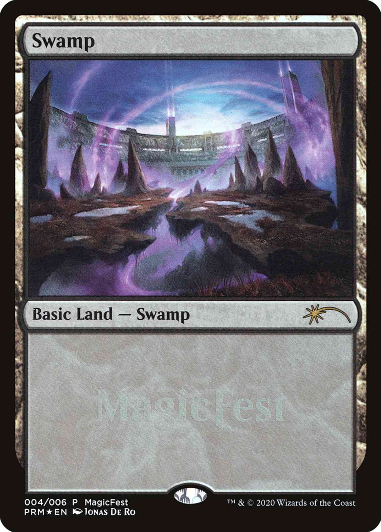 Swamp (2020) magic card front