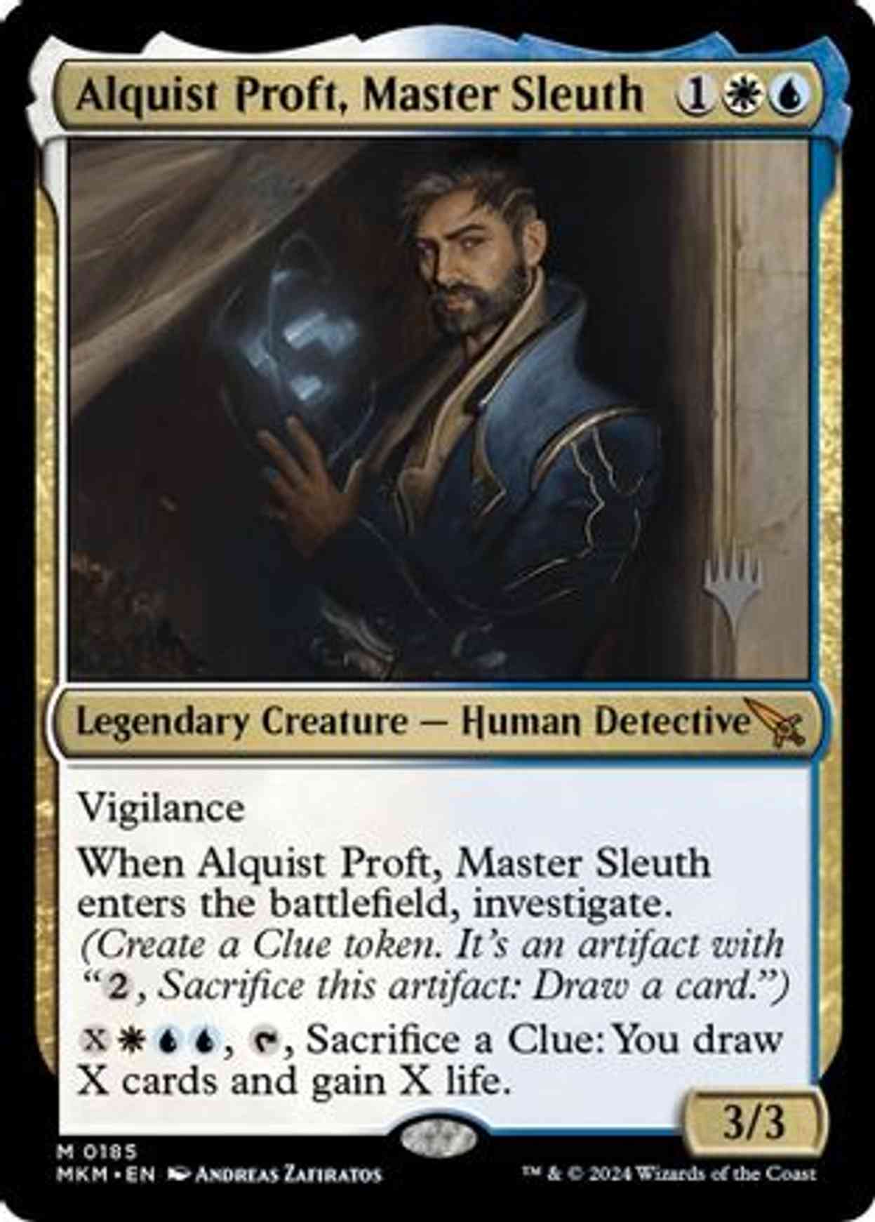 Alquist Proft, Master Sleuth magic card front