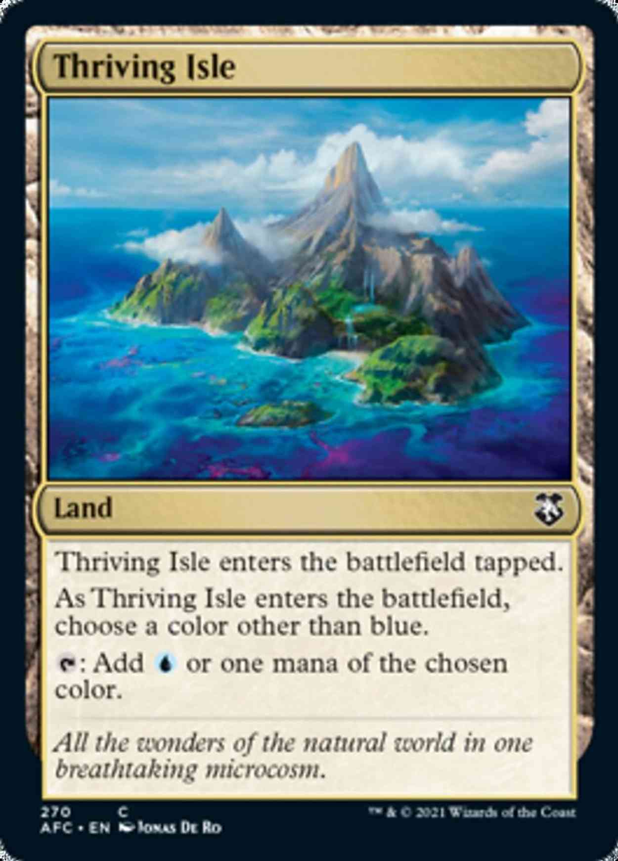 Thriving Isle magic card front