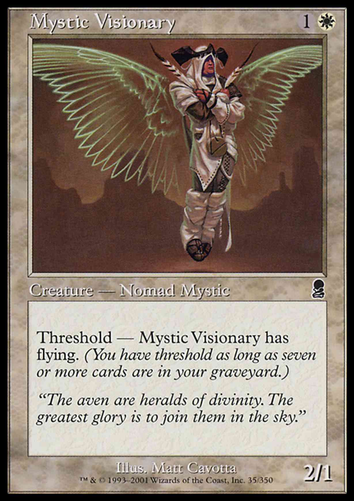 Mystic Visionary magic card front