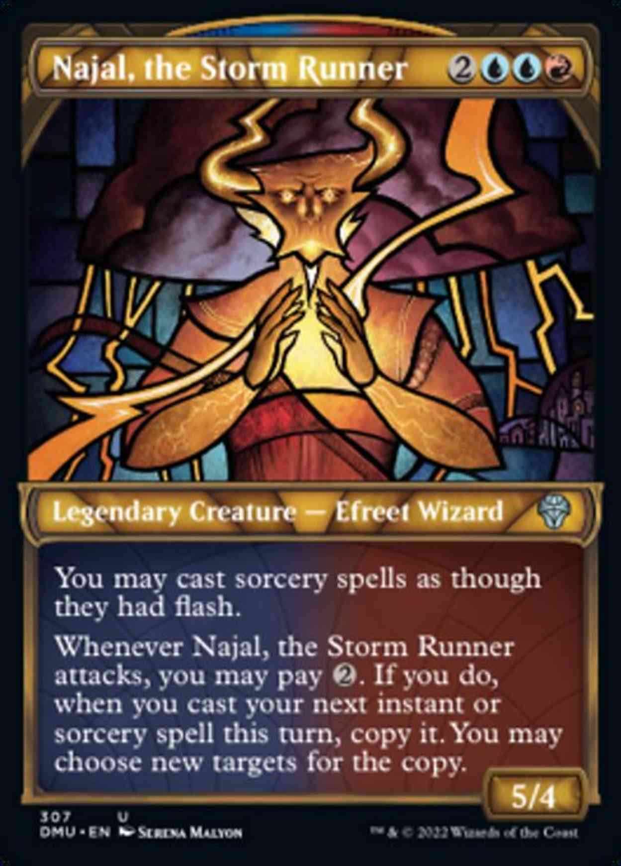 Najal, the Storm Runner (Showcase) magic card front