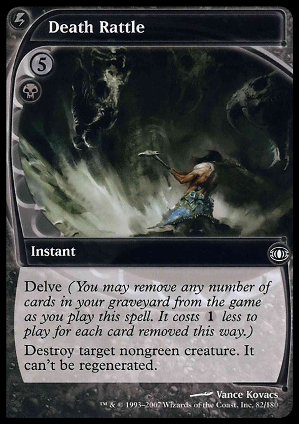 Death Rattle magic card front