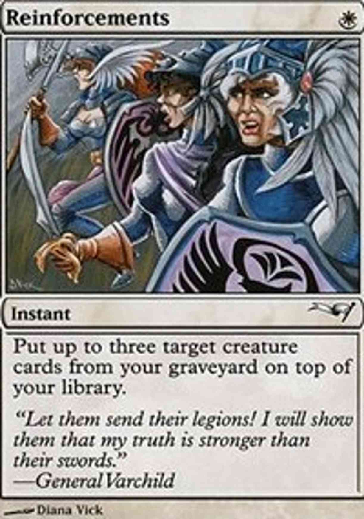 Reinforcements (Version 2) magic card front
