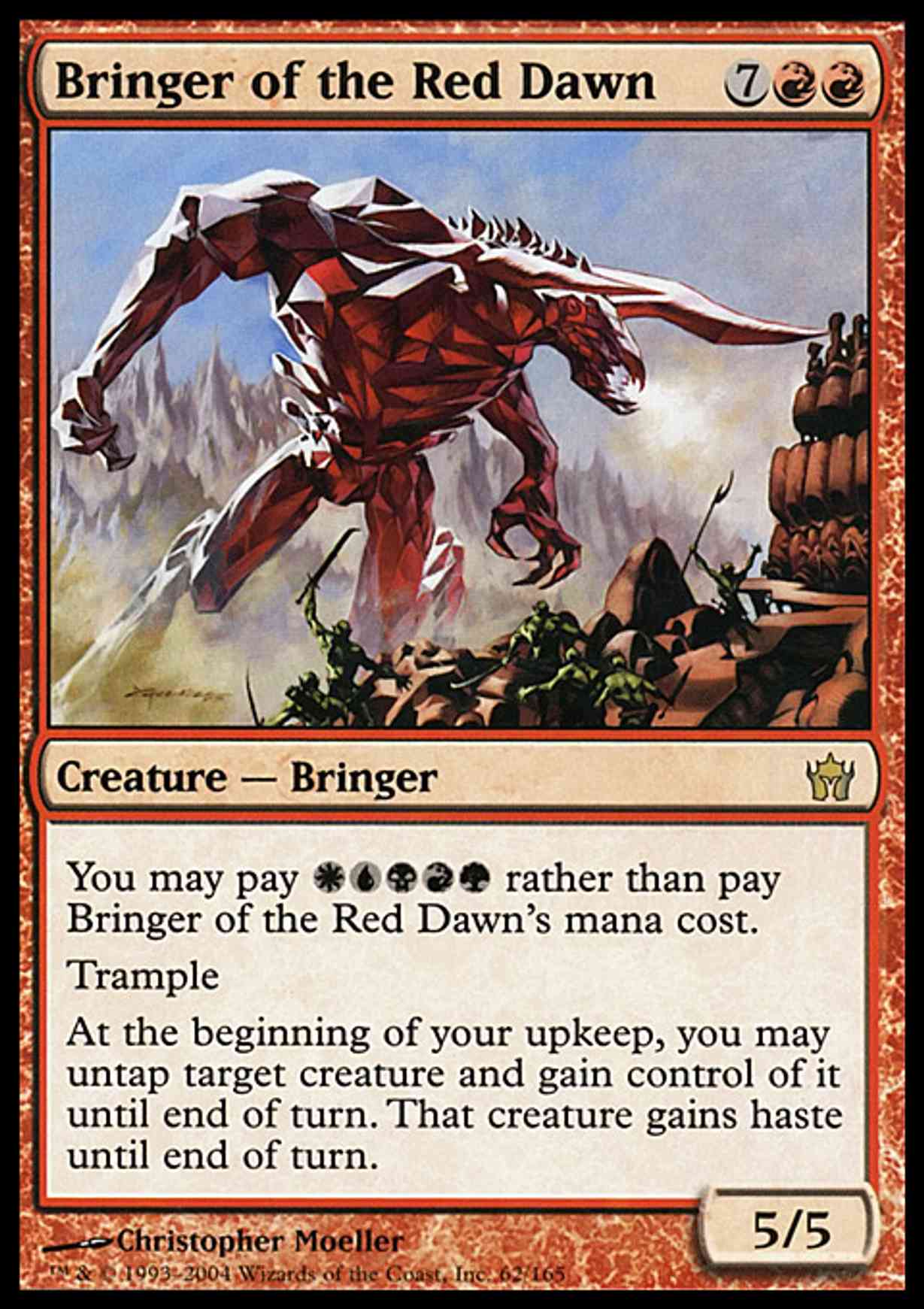 Bringer of the Red Dawn magic card front