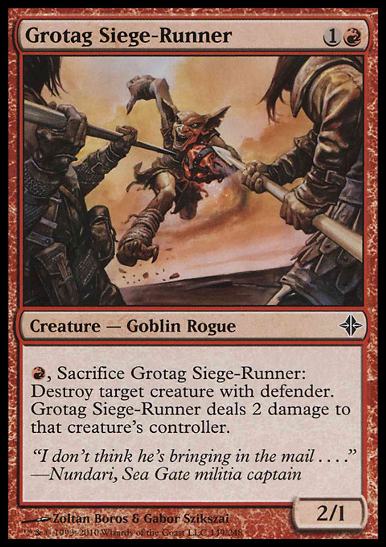 Grotag Siege-Runner magic card front