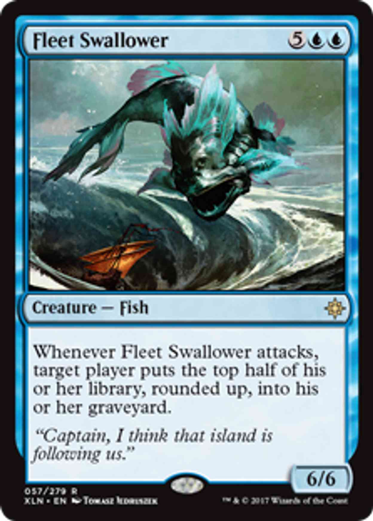 Fleet Swallower magic card front