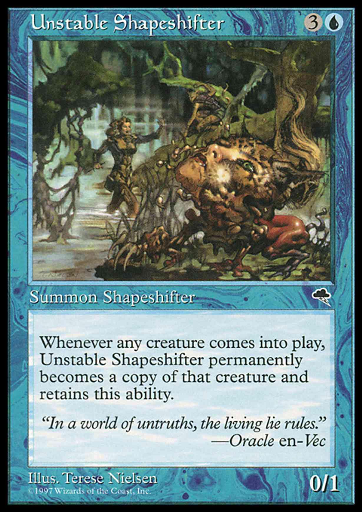 Unstable Shapeshifter magic card front