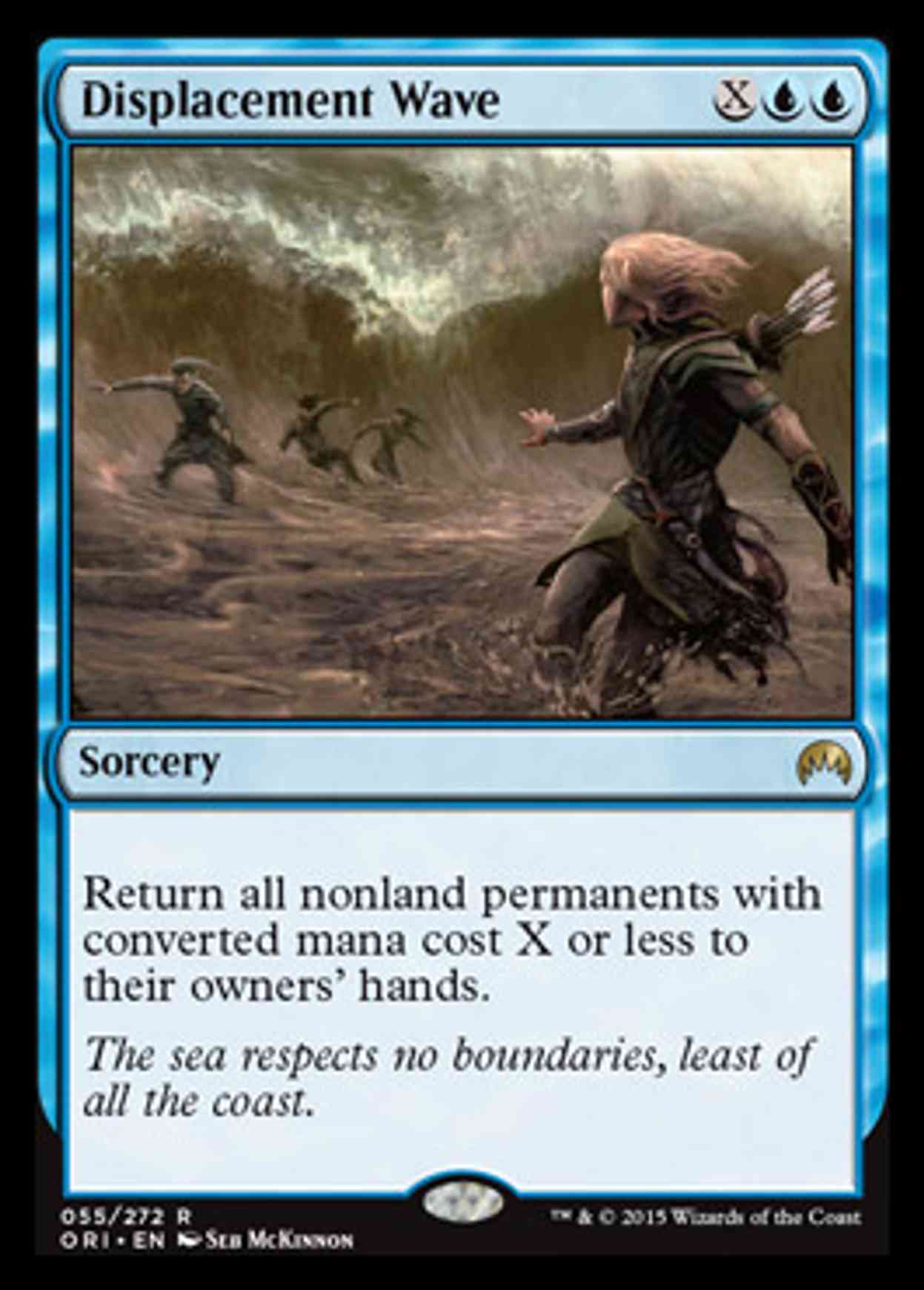 Displacement Wave magic card front