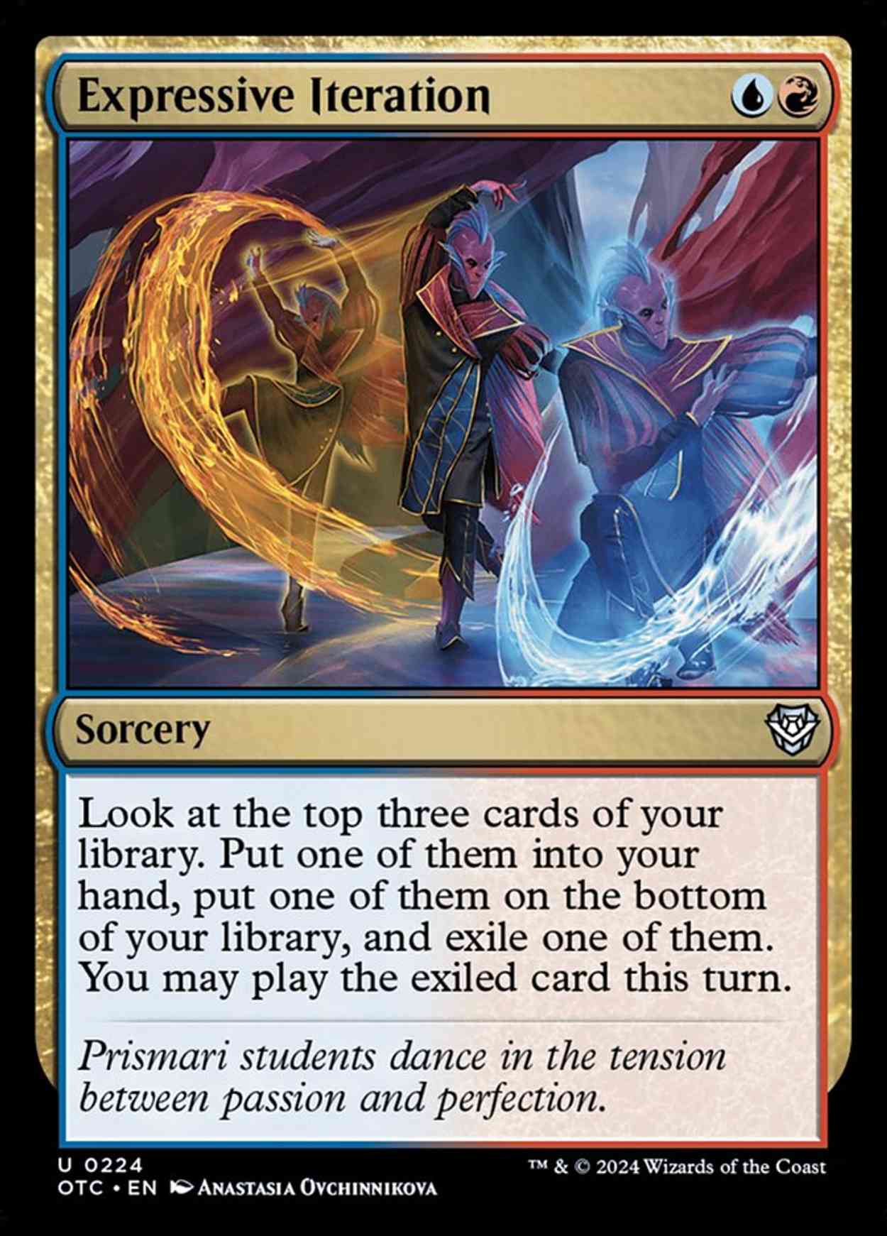 Expressive Iteration magic card front