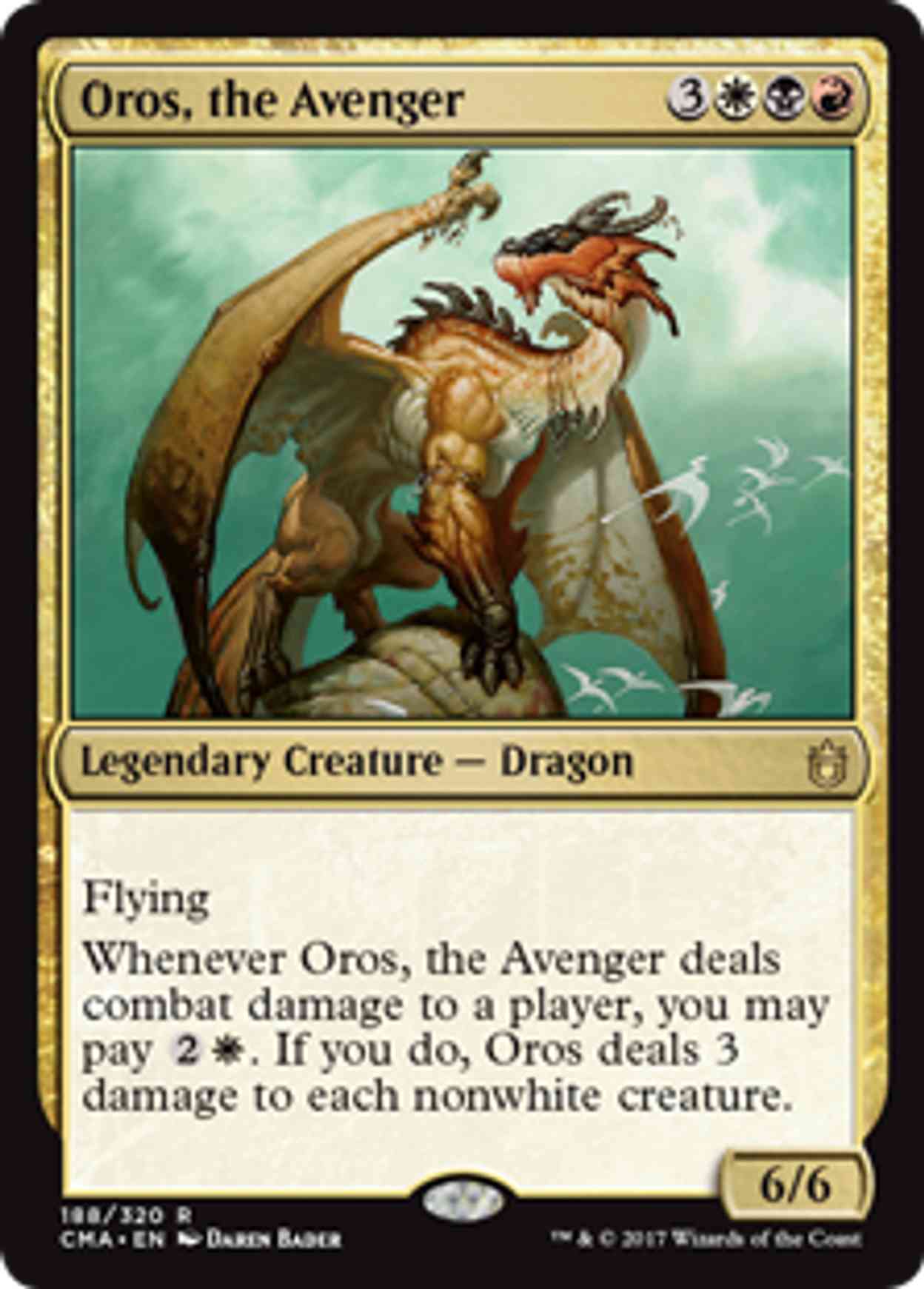 Oros, the Avenger magic card front