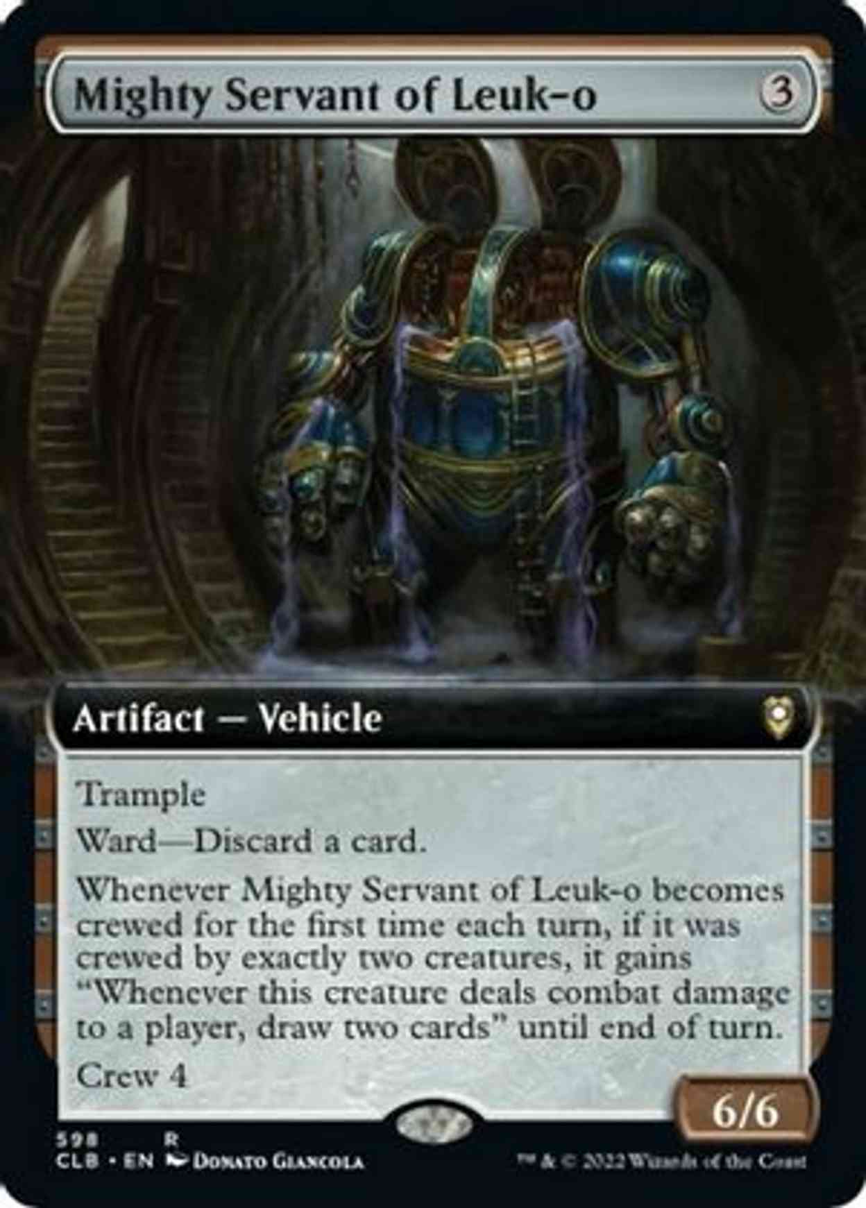 Mighty Servant of Leuk-o (Extended Art) magic card front