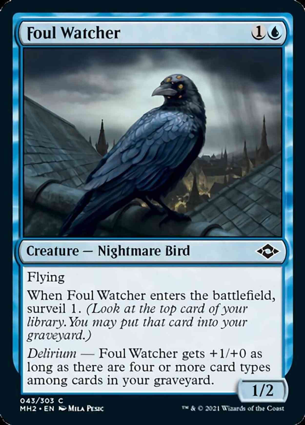 Foul Watcher magic card front